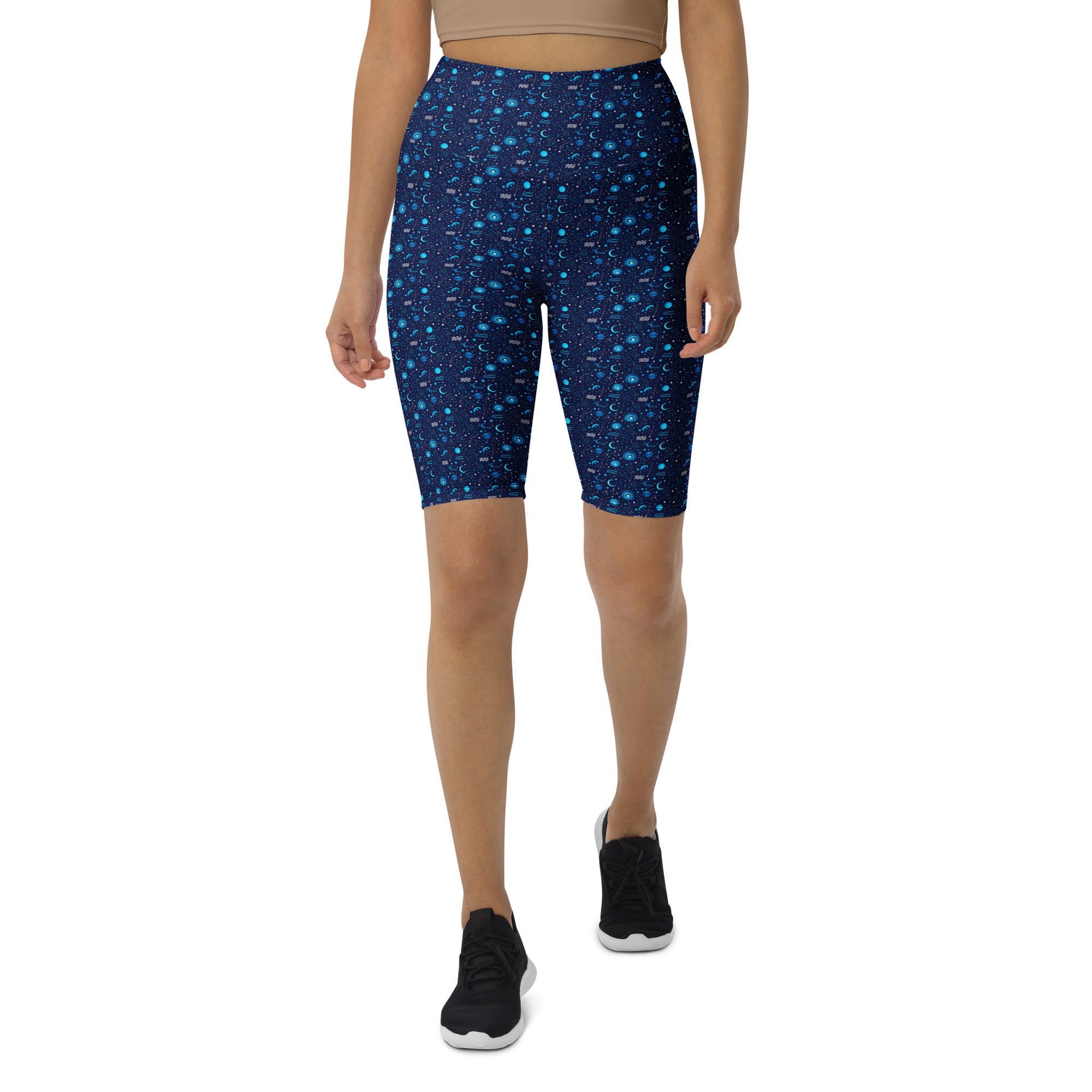 Aquarius Celestial Bike Shorts | GearBunch