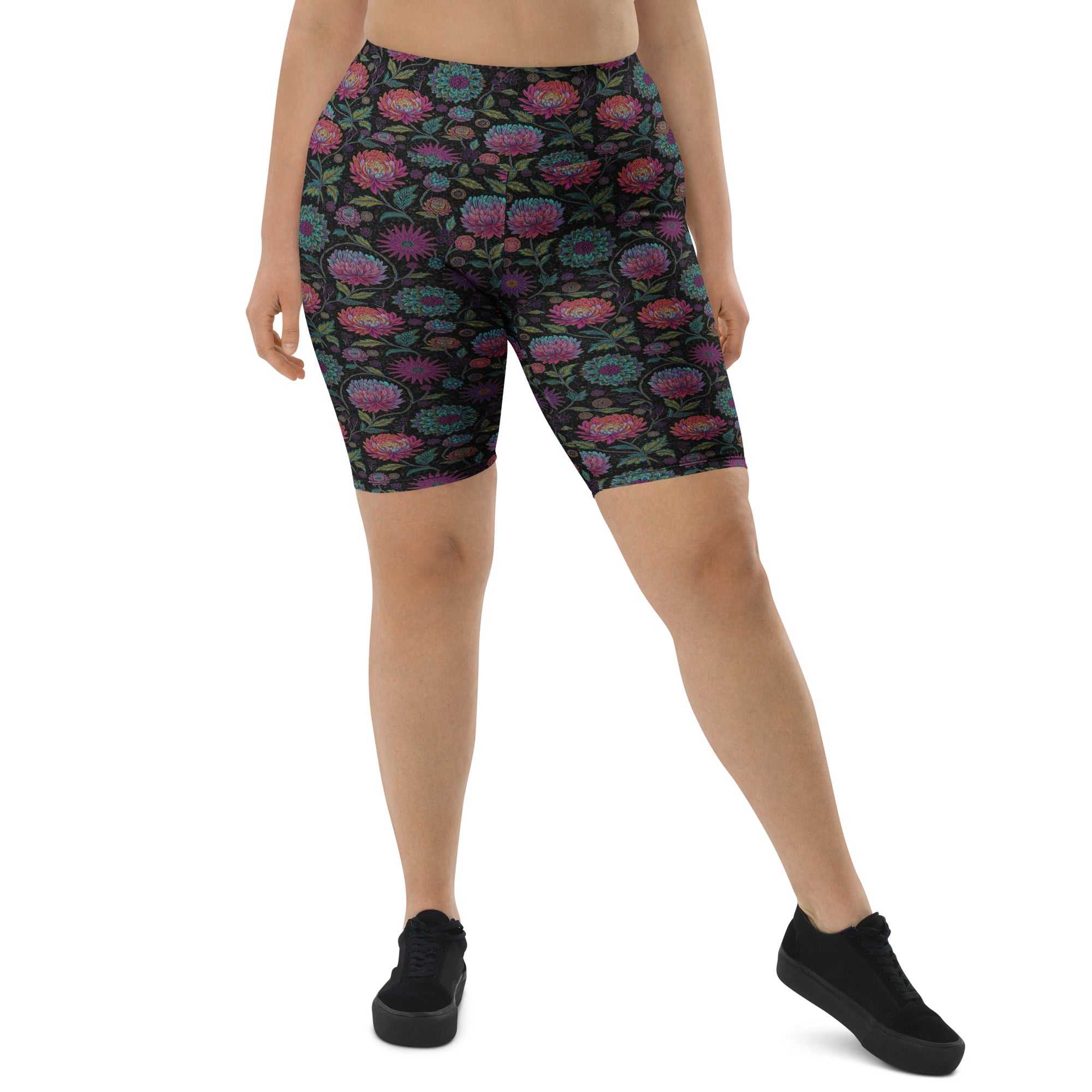 Holographic Paillette Maximalist Bike Shorts | GearBunch