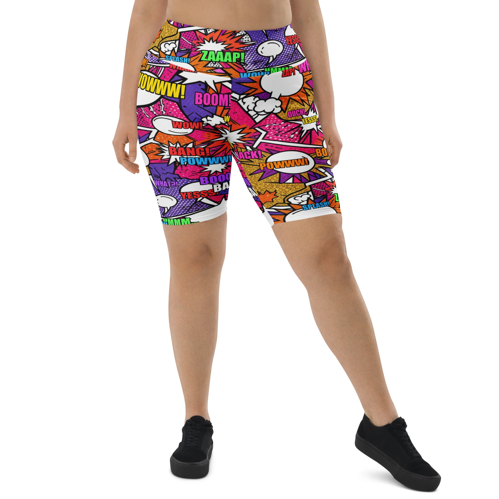 Comic Strip Disco Funk Bike Shorts | GearBunch