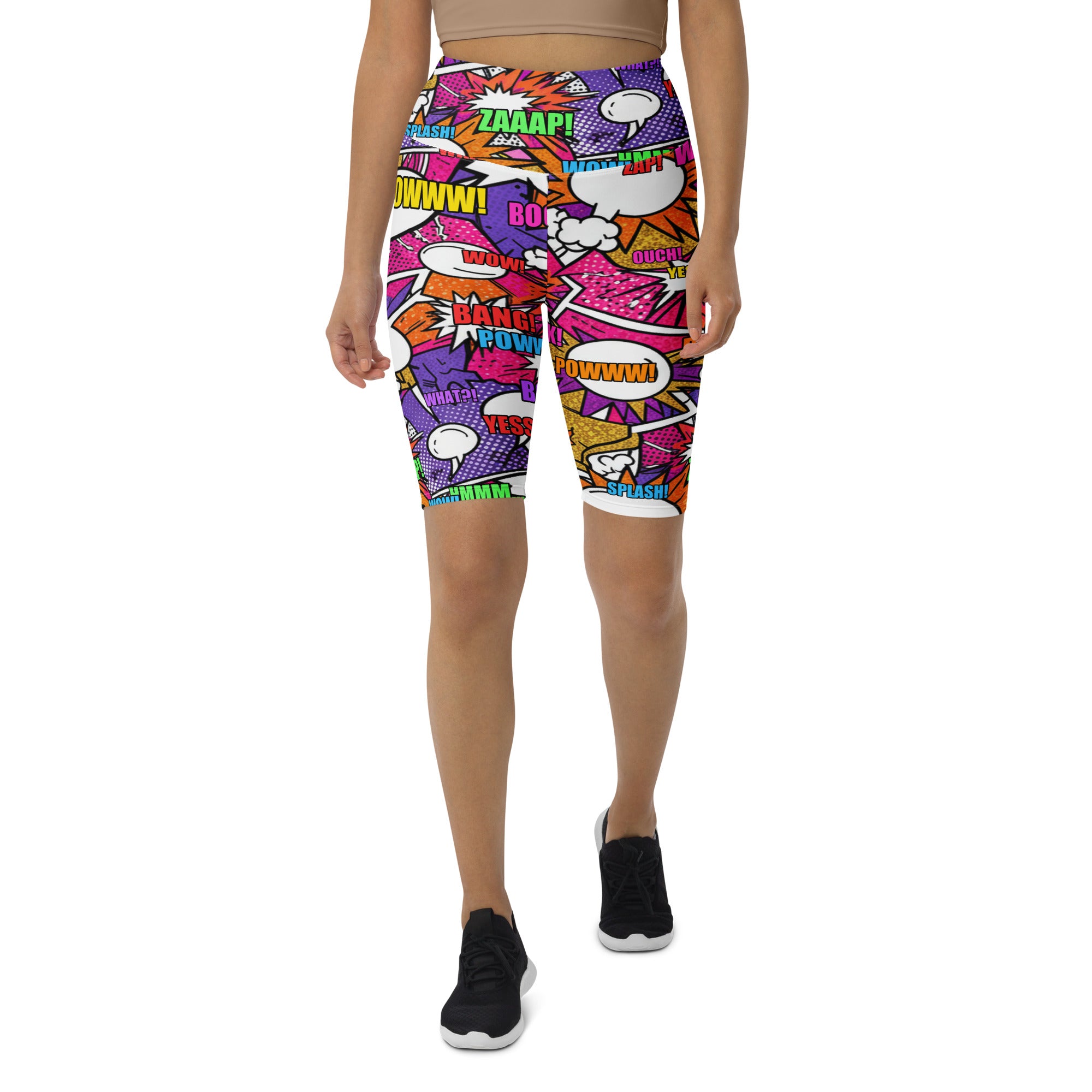 Comic Strip Disco Funk Bike Shorts | GearBunch