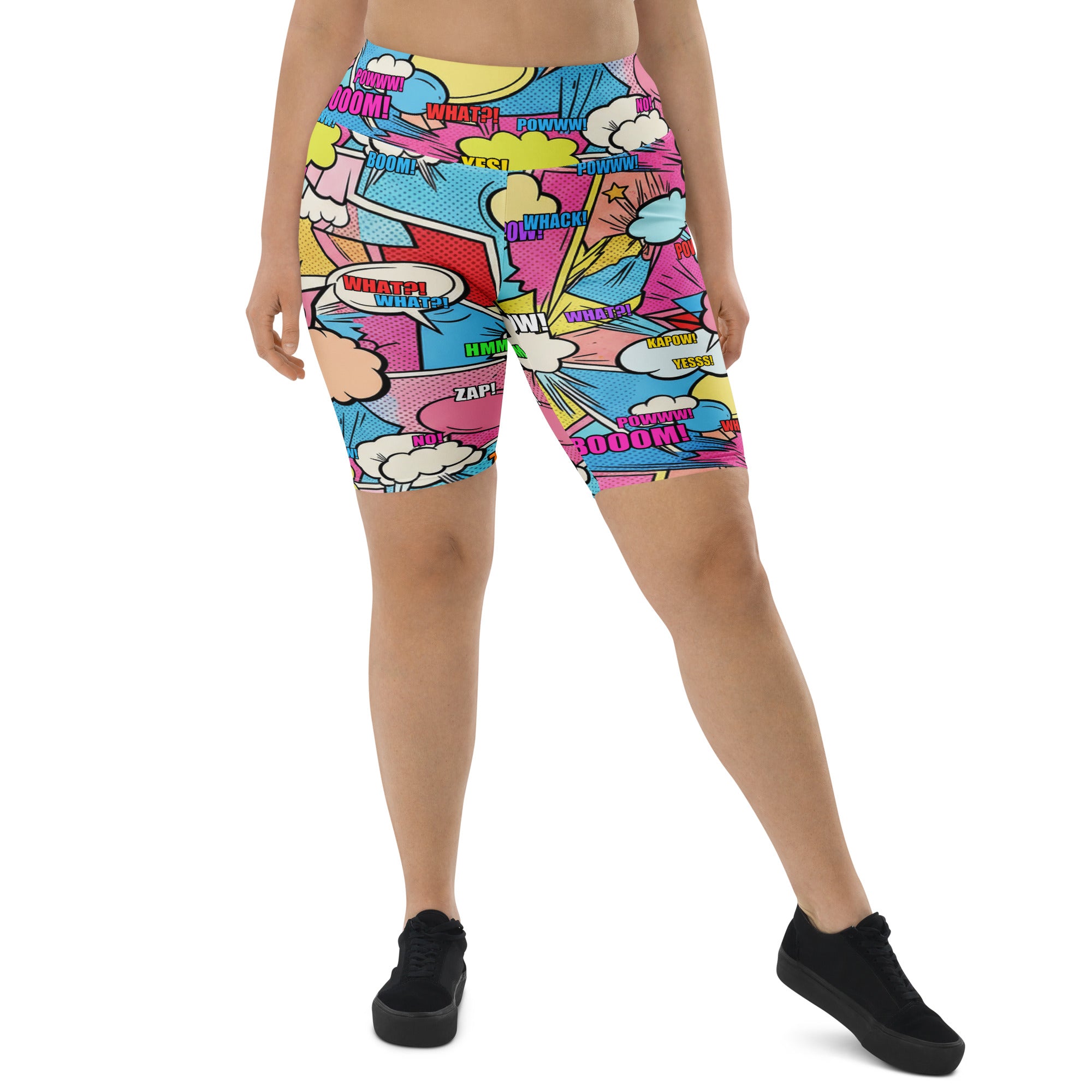 Comic Strip Kawaii Cute Bike Shorts | GearBunch