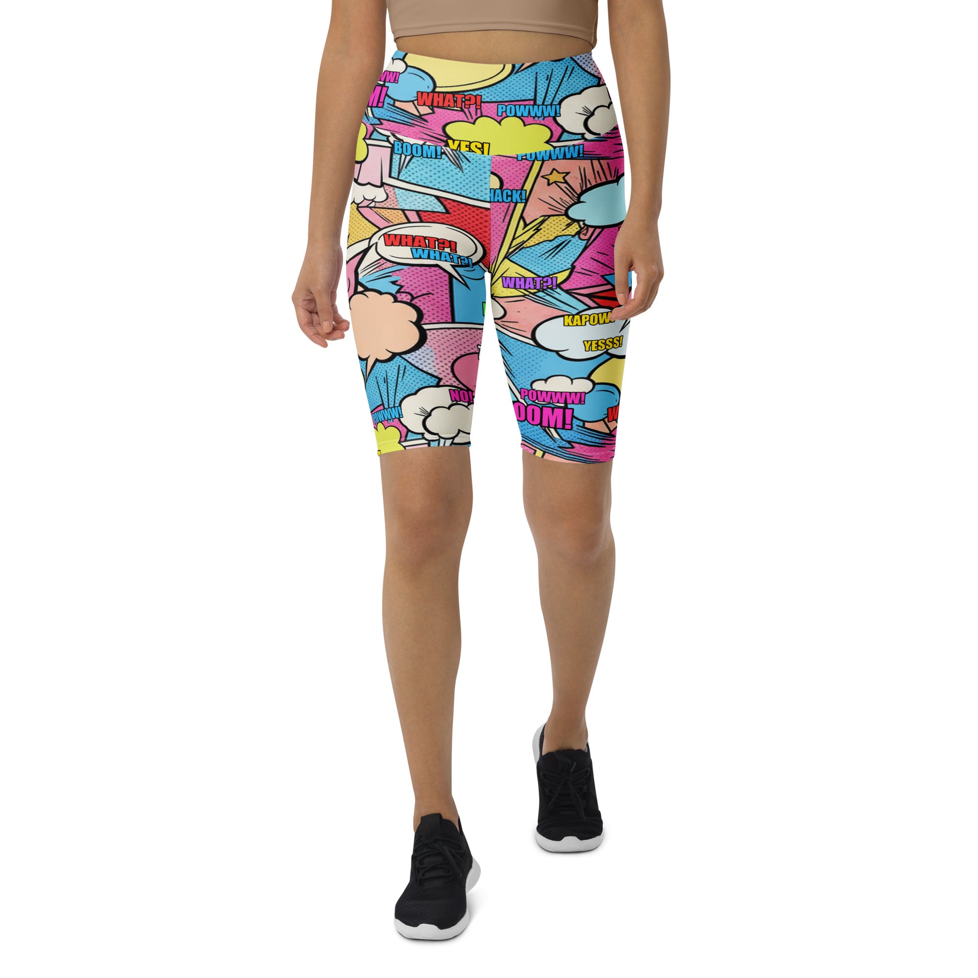 Comic Strip Kawaii Cute Bike Shorts | GearBunch