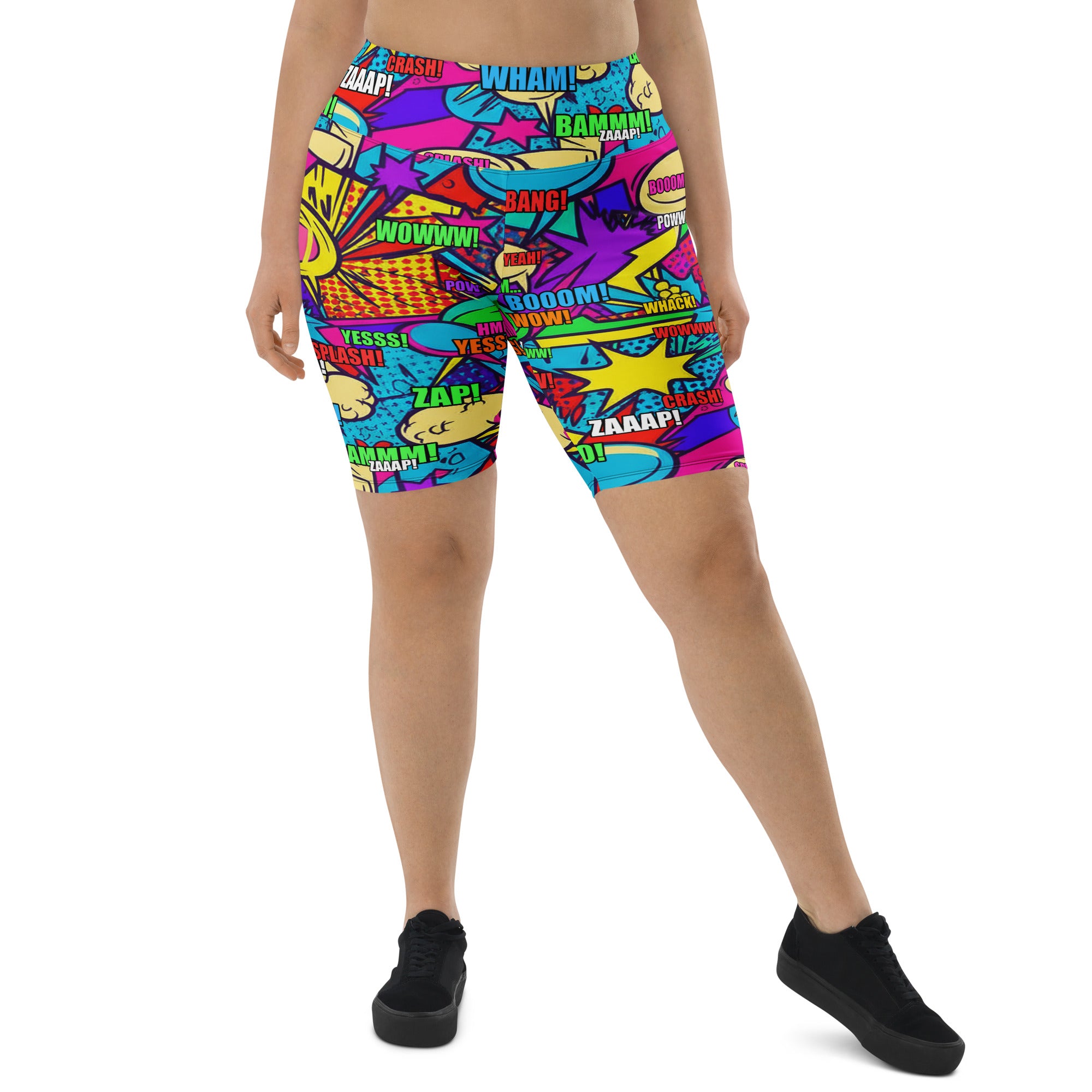 Comic Strip Pirate Adventure Bike Shorts | GearBunch