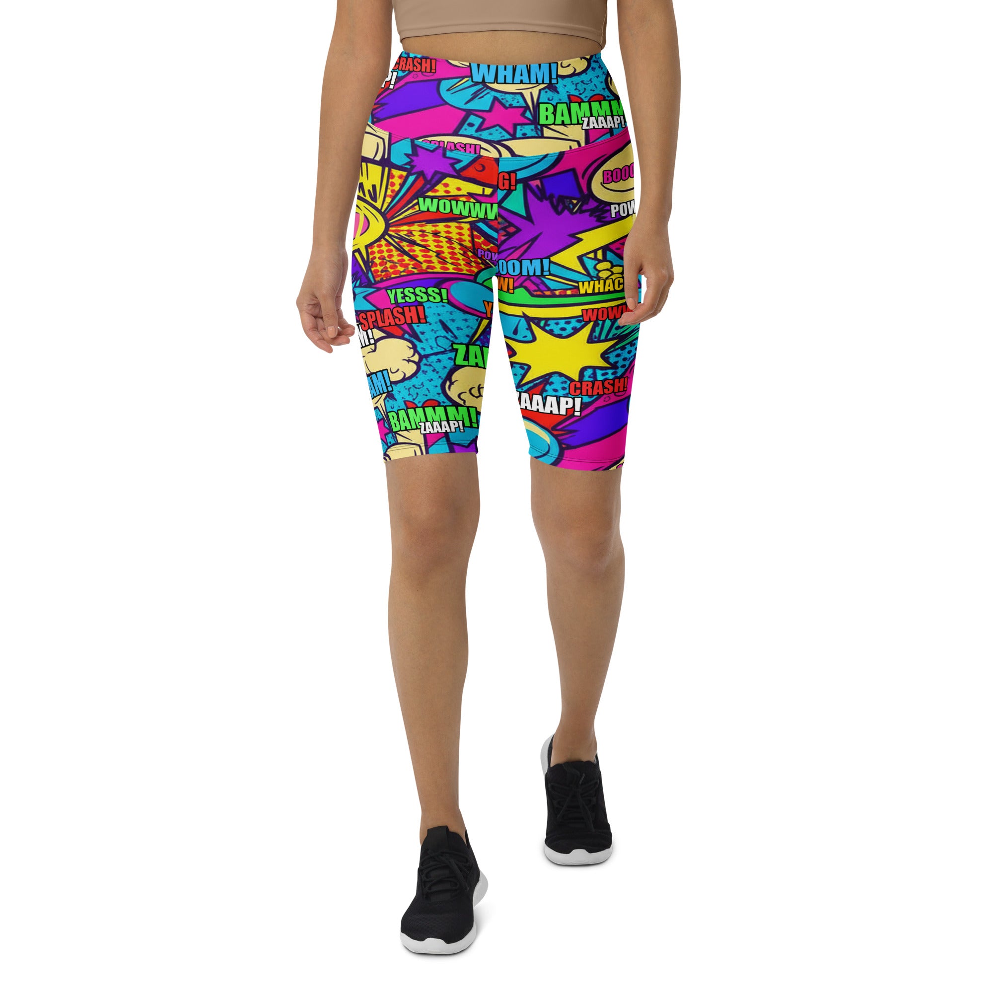 Comic Strip Pirate Adventure Bike Shorts | GearBunch