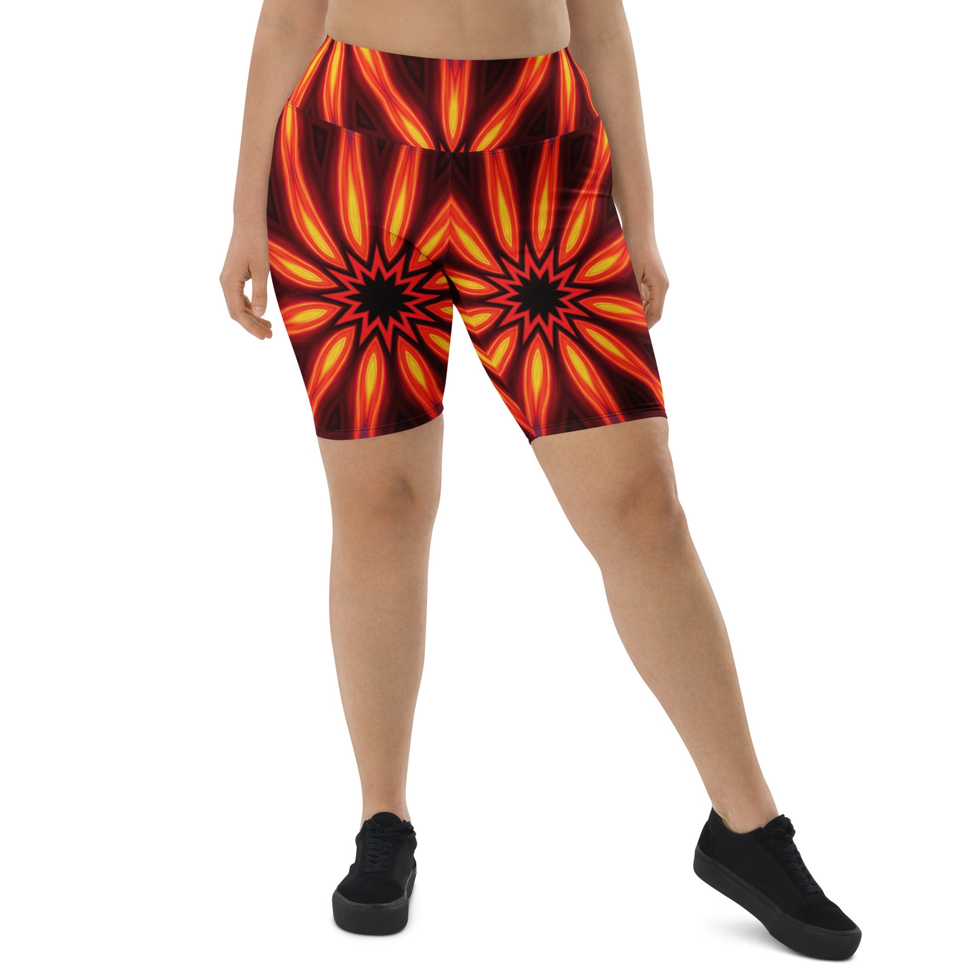 Psychedelic Infrared Bike Shorts | GearBunch