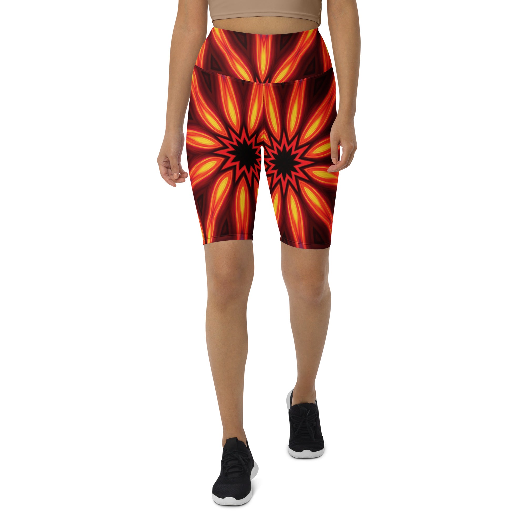 Psychedelic Infrared Bike Shorts | GearBunch