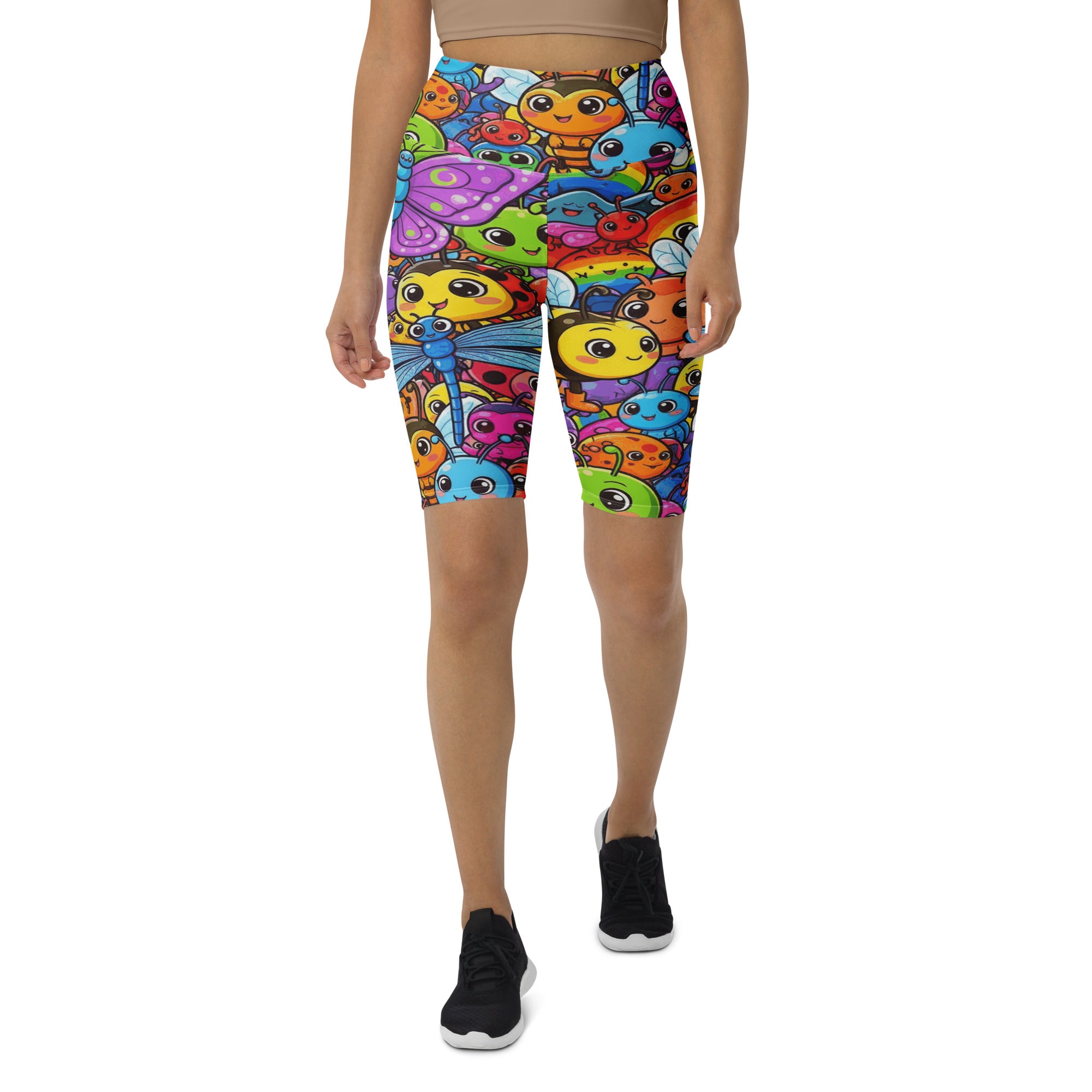 Vibrant Bug Life Bike Shorts | GearBunch