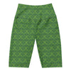 Women's william morris tree pattern bike shorts front view