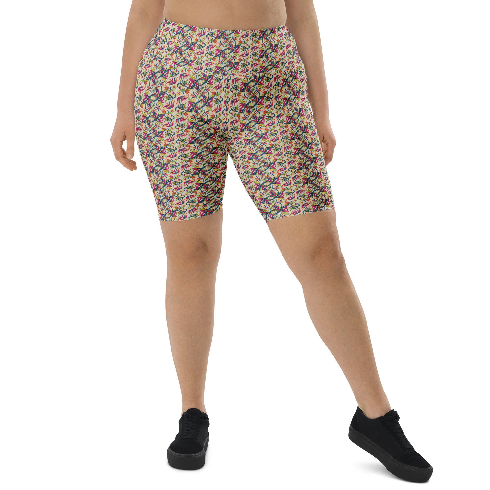 Ciao Bella Script Bike Shorts | GearBunch