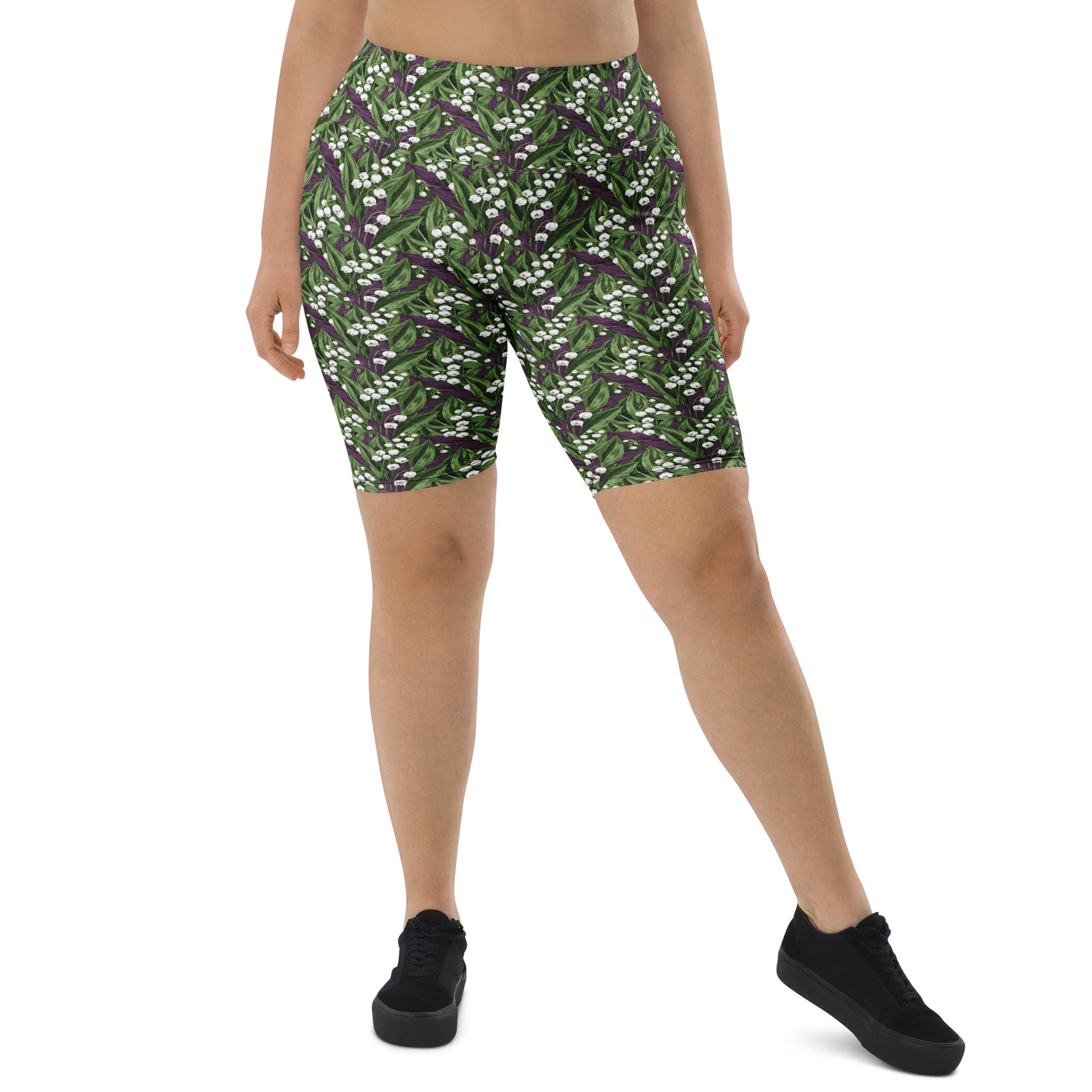 Lily of the Valley Bike Shorts | GearBunch