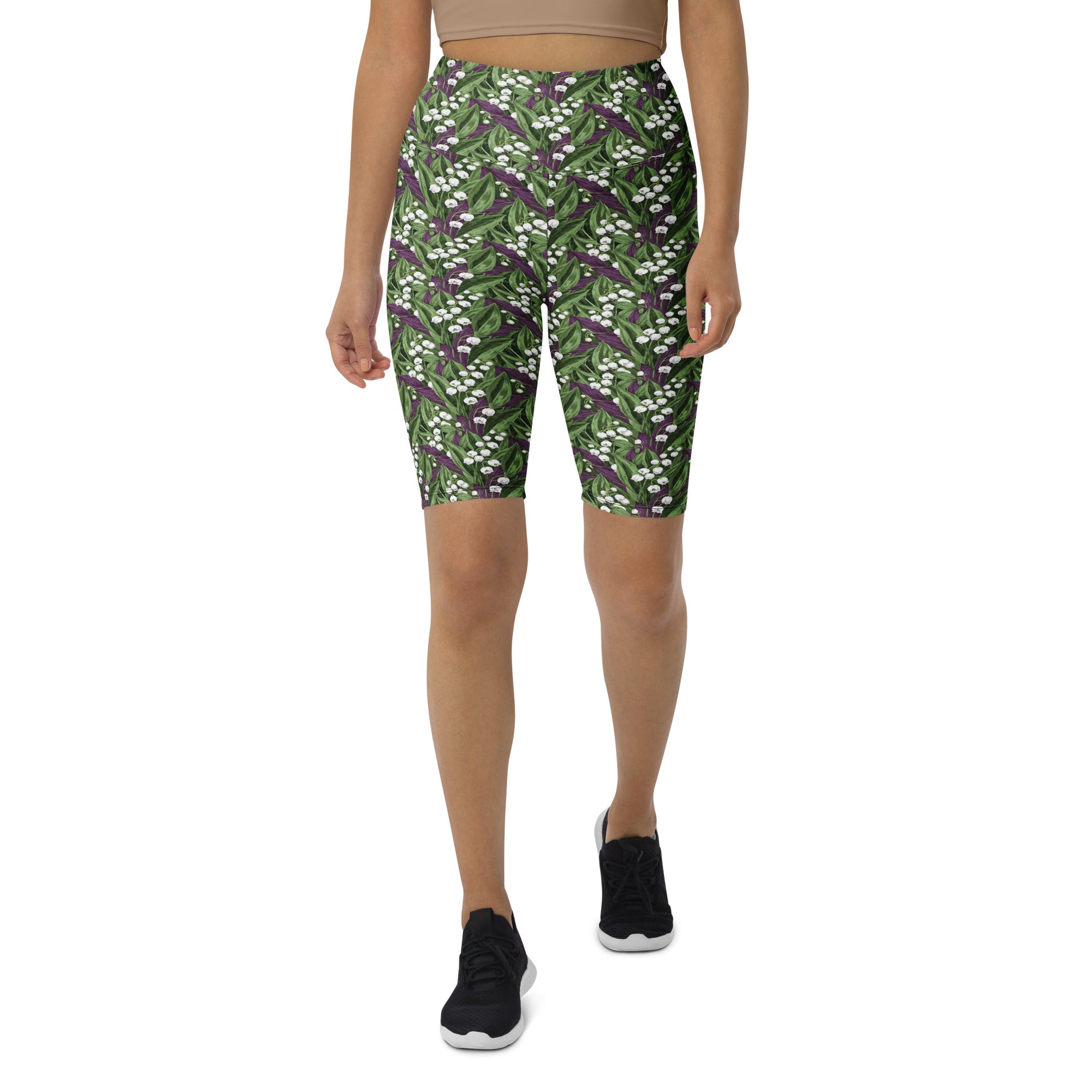 Lily of the Valley Bike Shorts | GearBunch