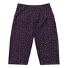Women's libra celestial printed bike shorts front view