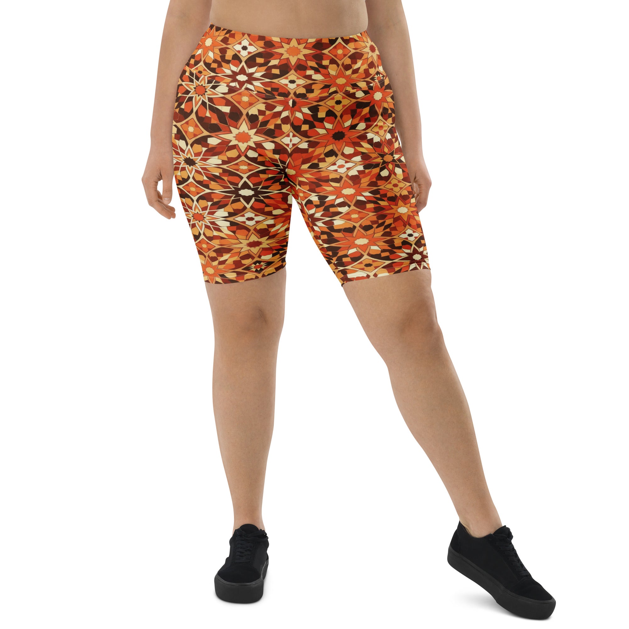 Zellige Desert Sand Bike Shorts | GearBunch