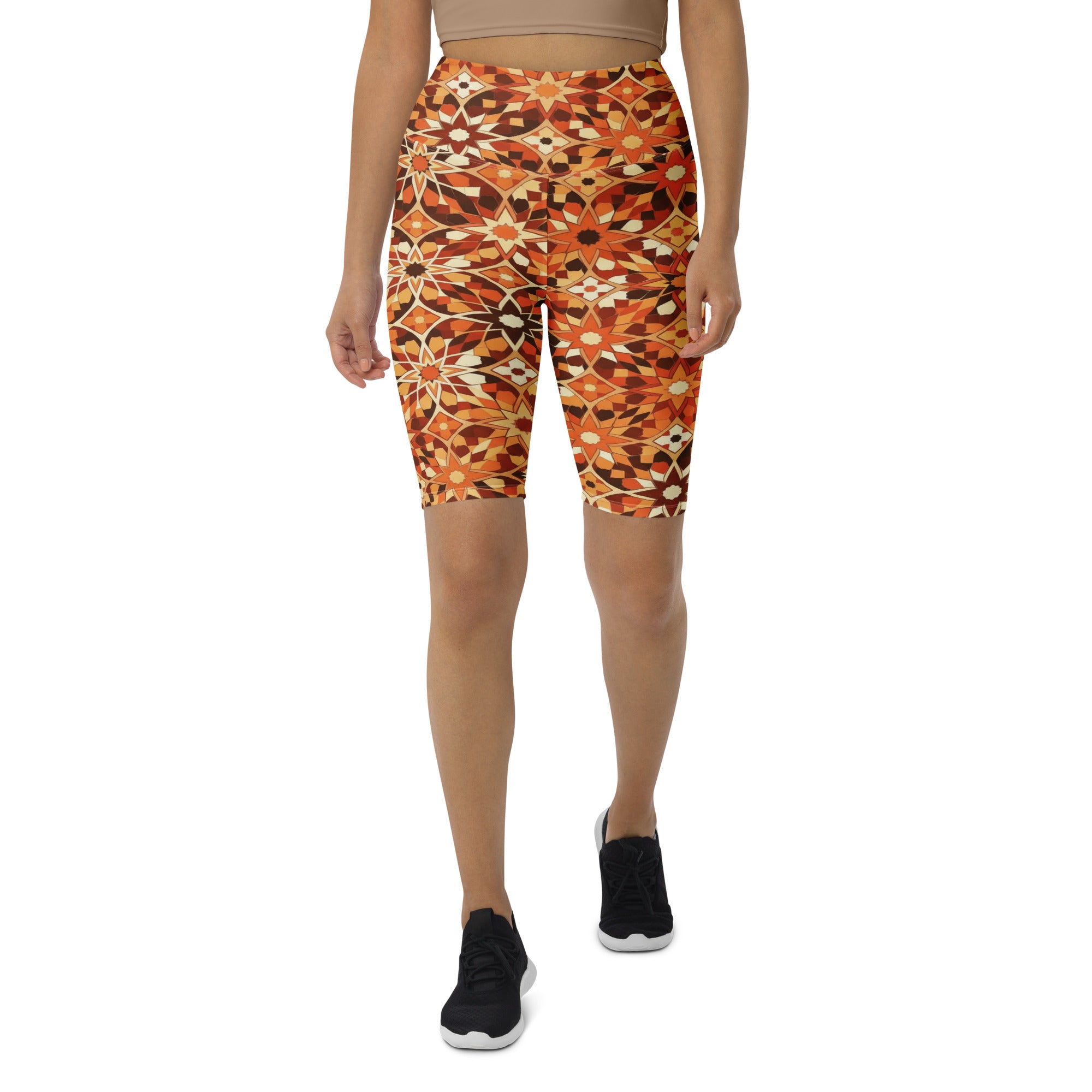 Zellige Desert Sand Bike Shorts | GearBunch