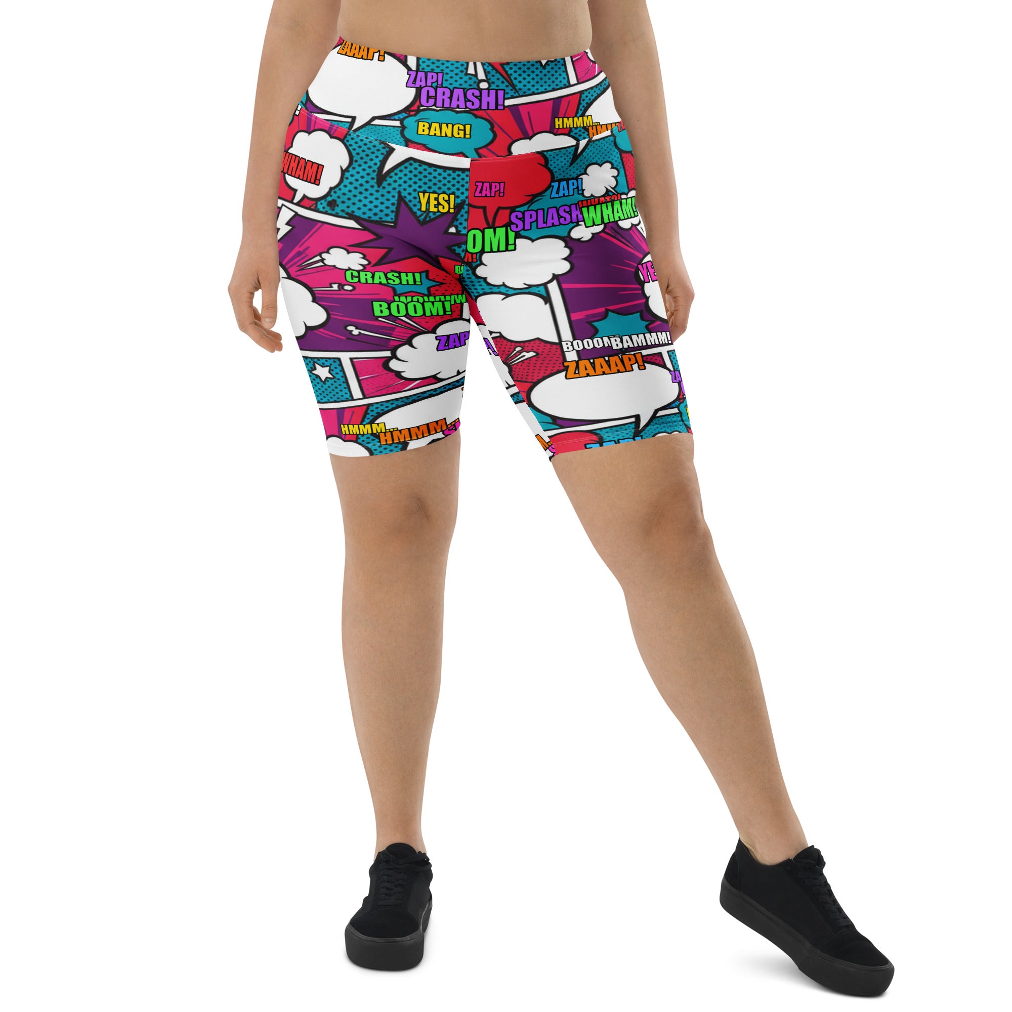 Comic Strip Roller Derby Bike Shorts | GearBunch