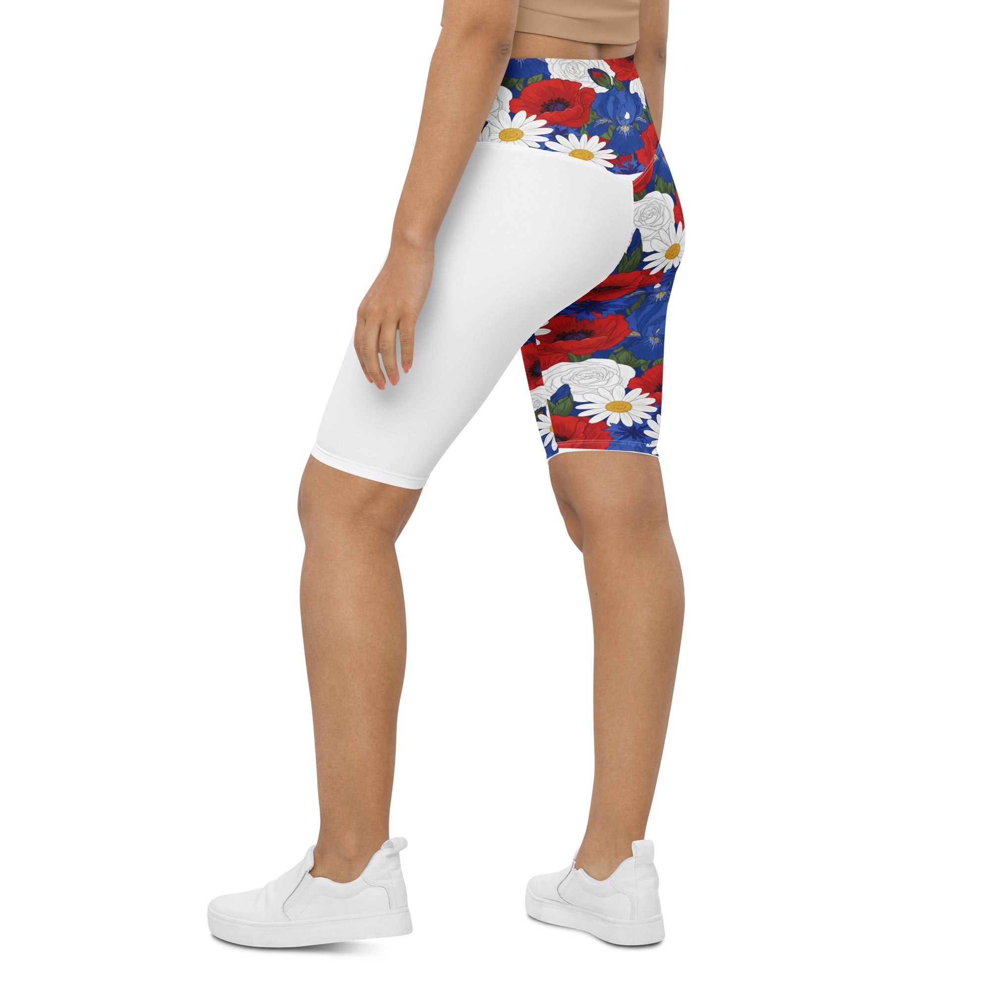 Americana Wildflower Bike Shorts | GearBunch