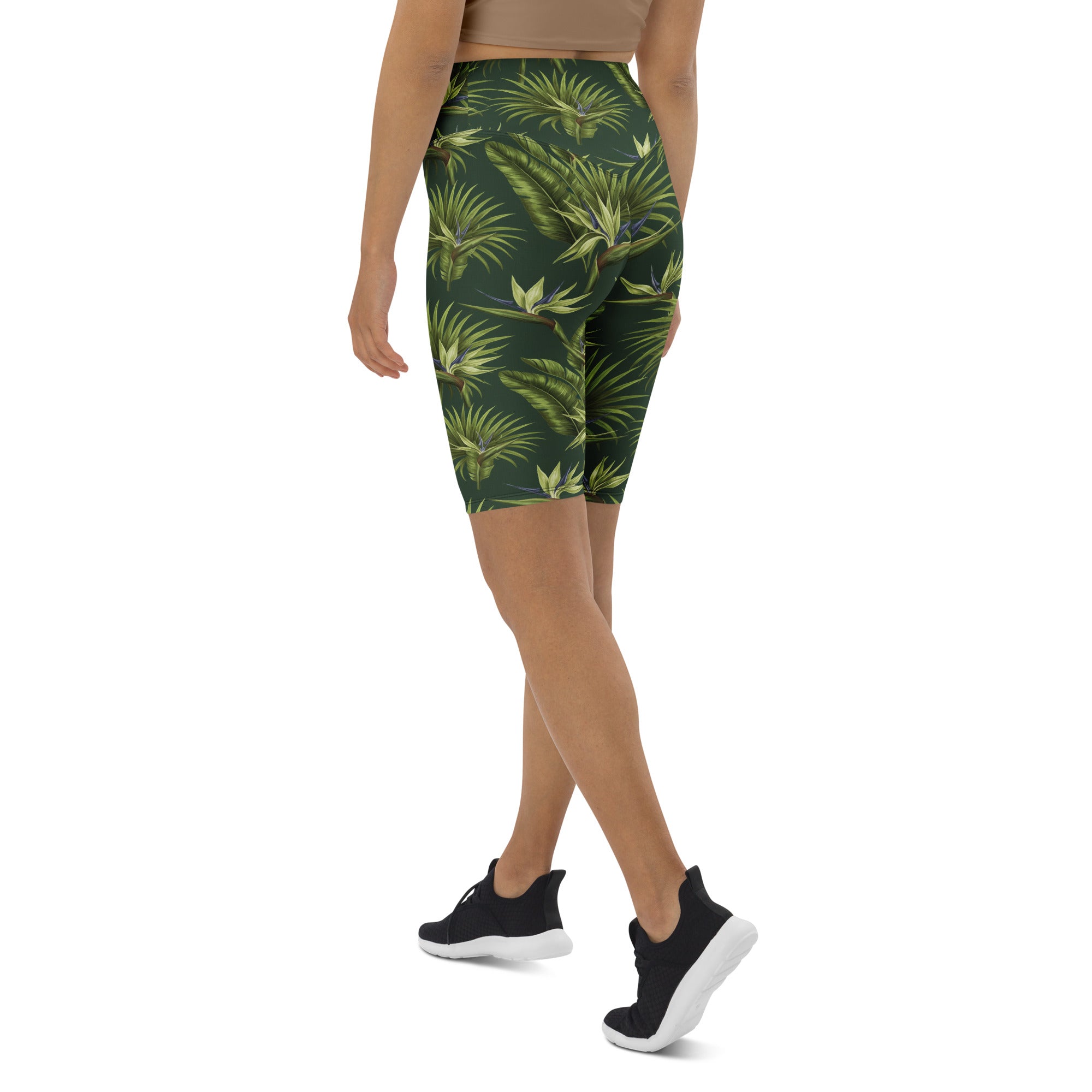 Tropical Palm Grove Bike Shorts | GearBunch