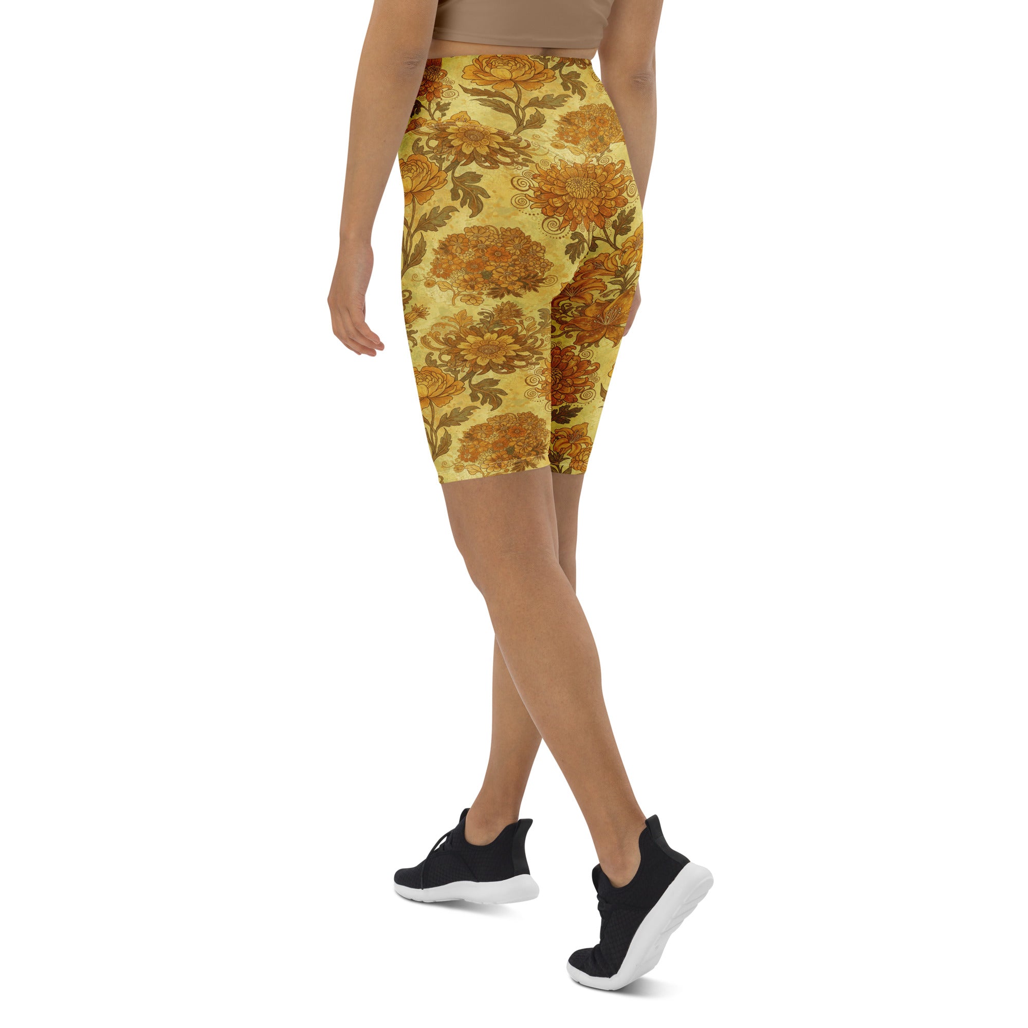 Gustav Klimt Garden Bike Shorts | GearBunch