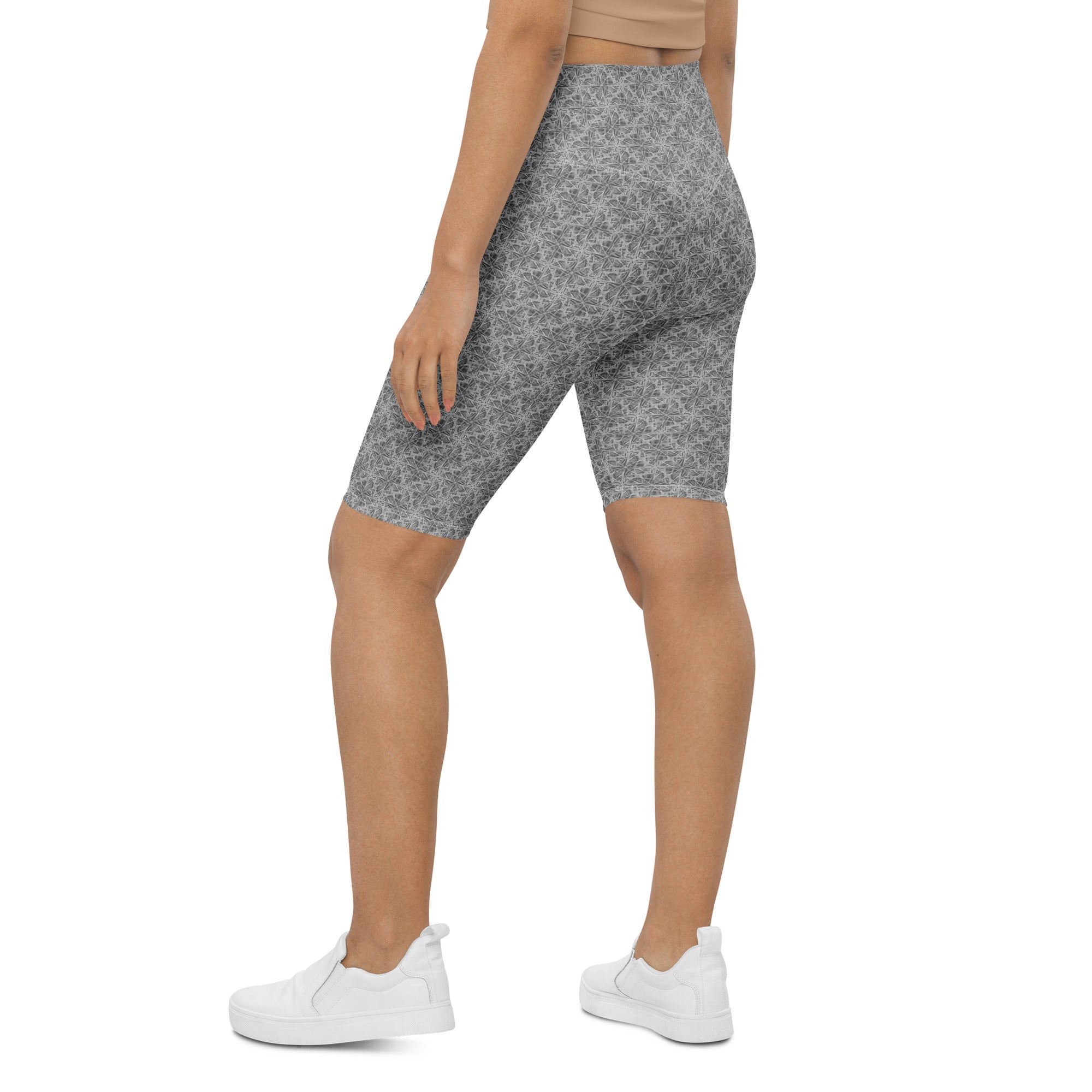 Confusion Abstract Bike Shorts | GearBunch