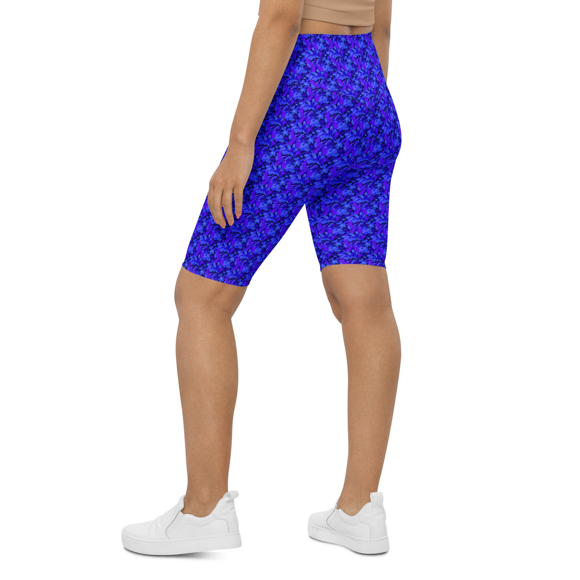 Touching Distance Abstract Bike Shorts | GearBunch