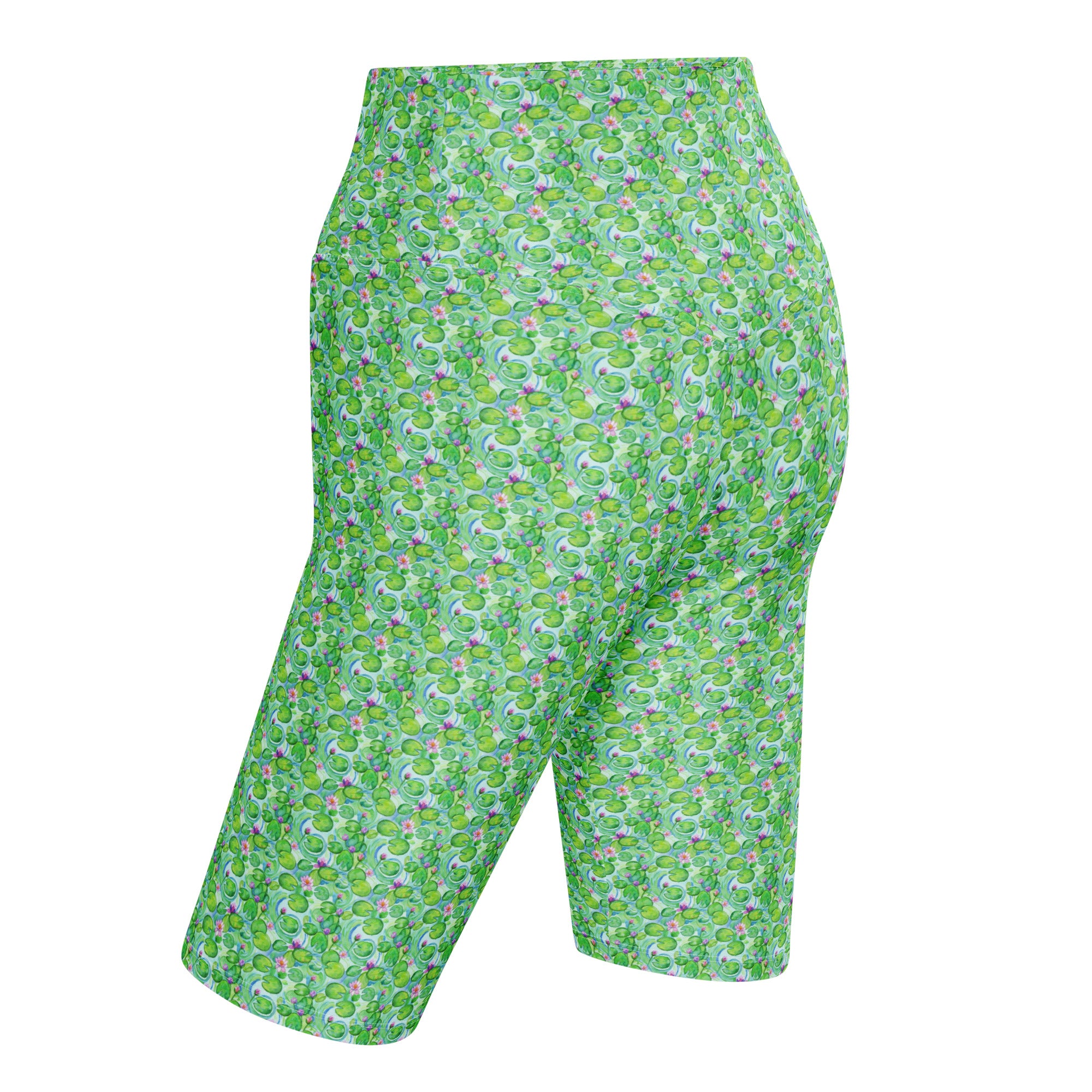Claude Monet Water Lilies Bike Shorts | GearBunch