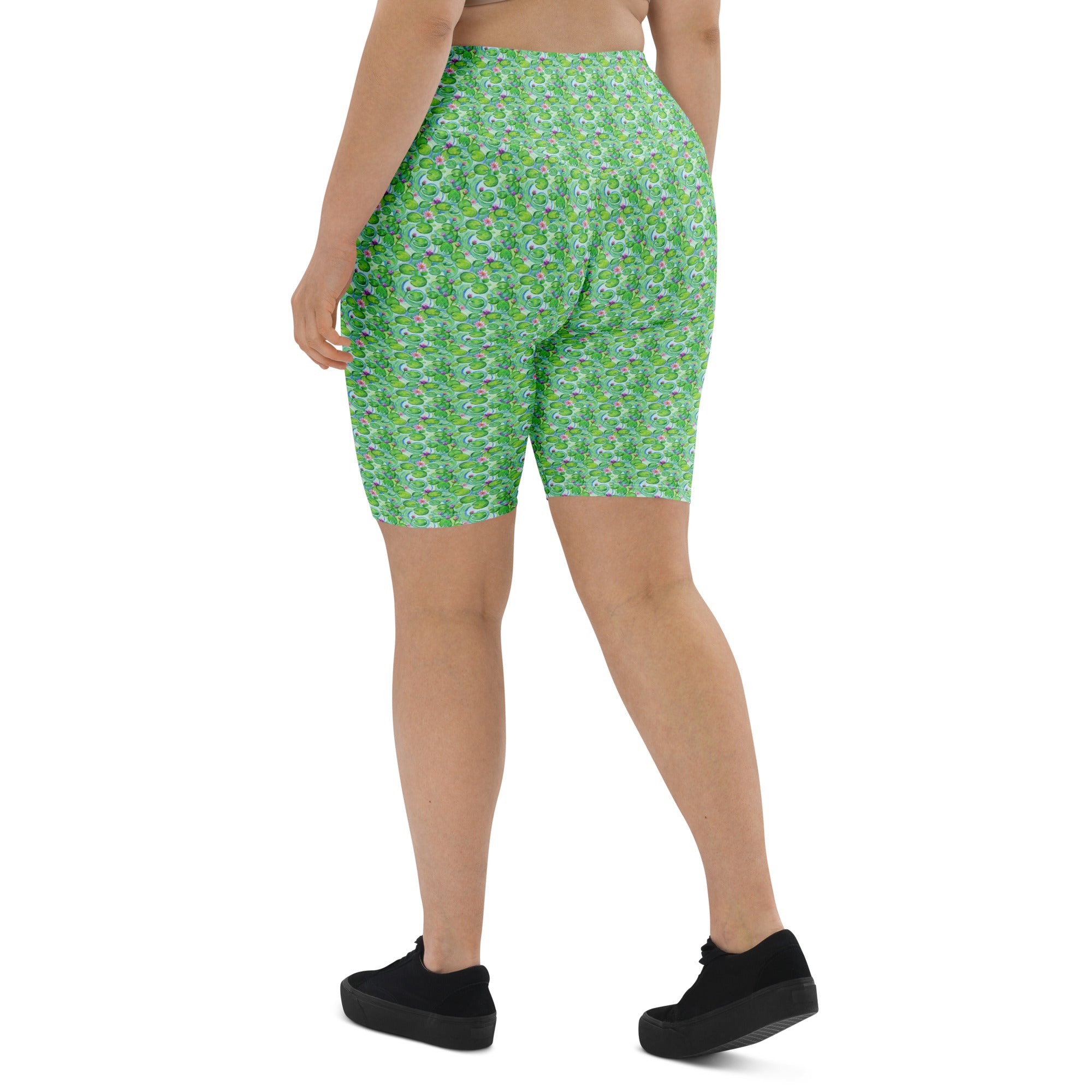 Claude Monet Water Lilies Bike Shorts | GearBunch
