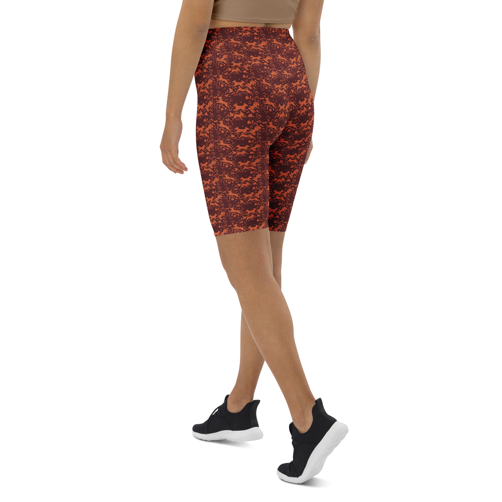 Minimal Fetch Art Bike Shorts | GearBunch