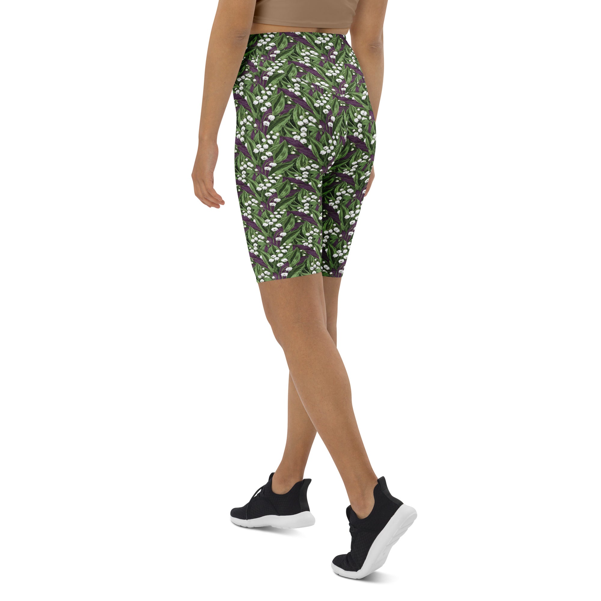 Lily of the Valley Bike Shorts | GearBunch