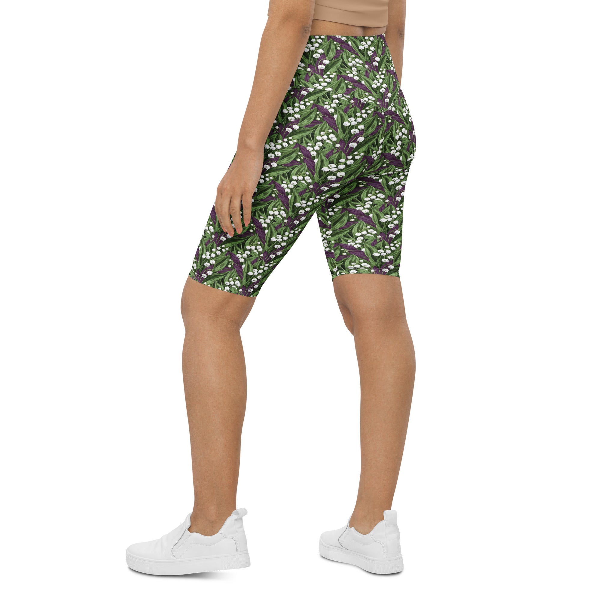 Lily of the Valley Bike Shorts | GearBunch