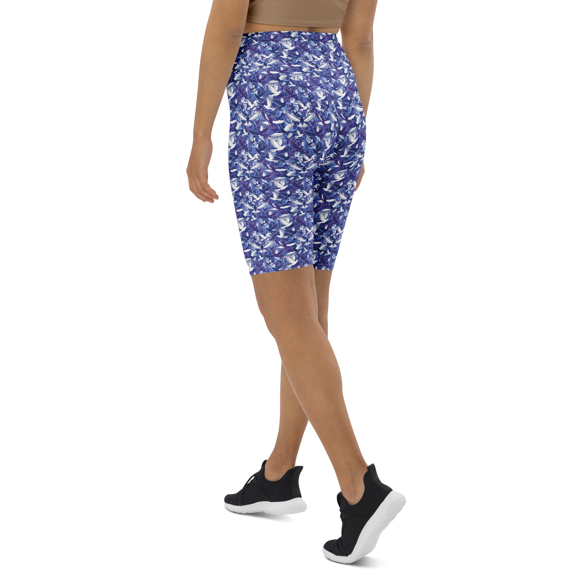 Dove in Flight Bike Shorts | GearBunch