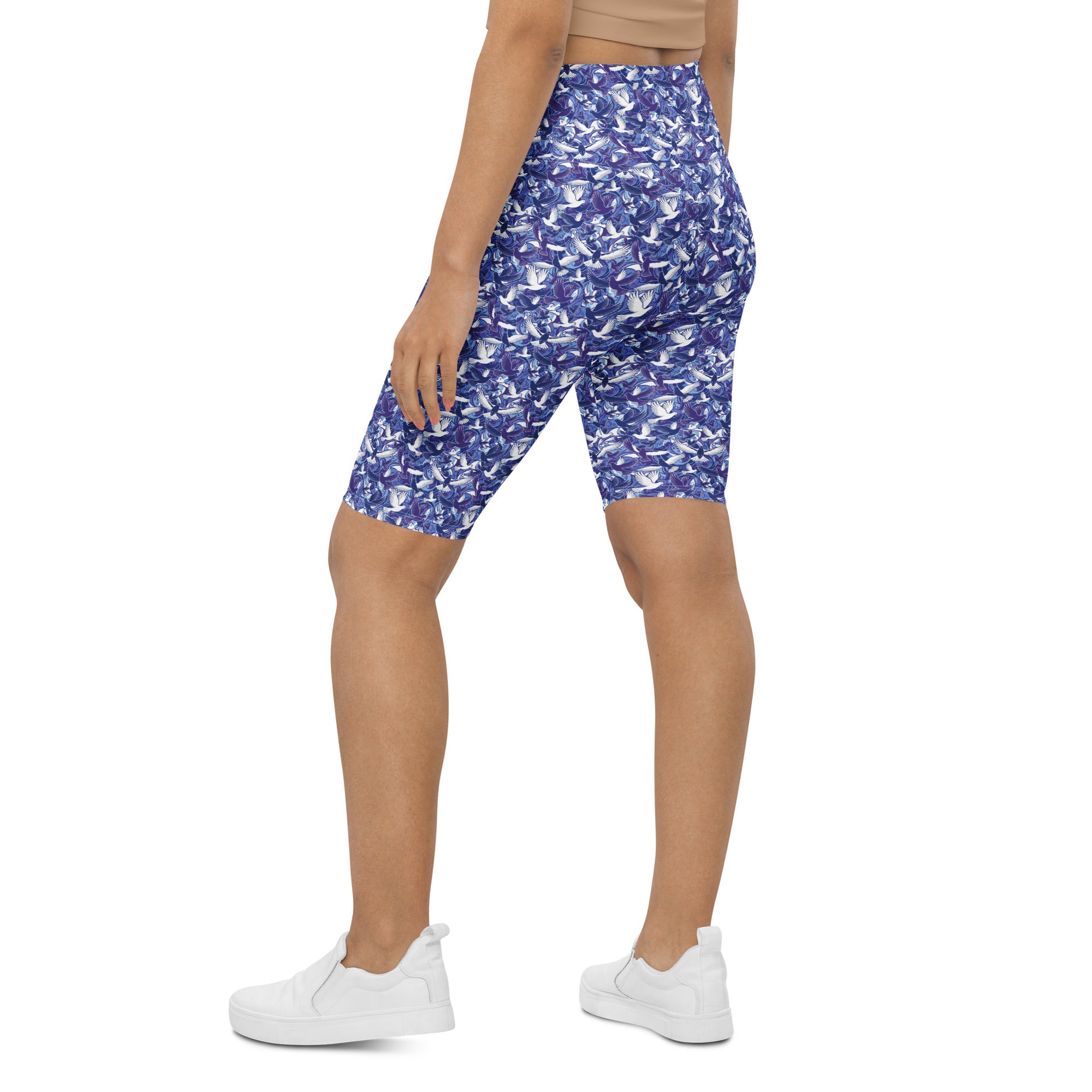 Dove in Flight Bike Shorts | GearBunch