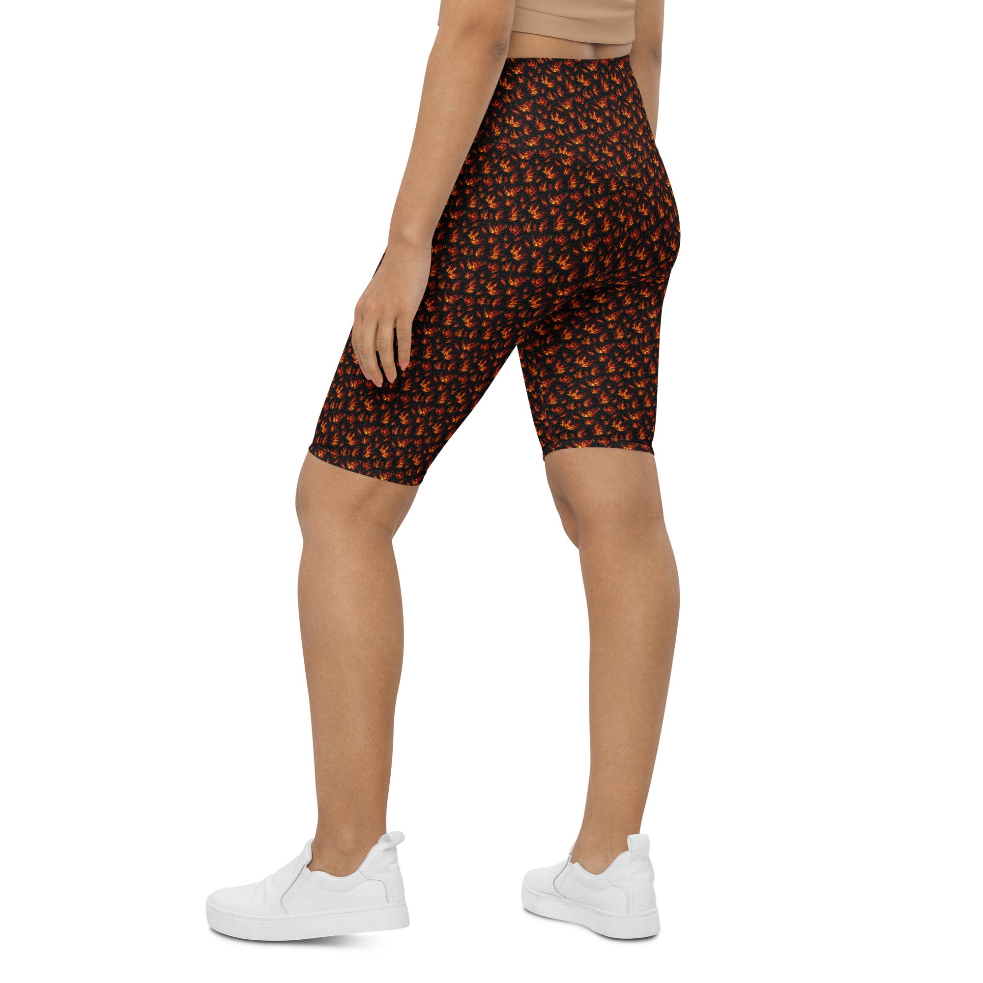 Holy Spirit Flames Bike Shorts | GearBunch