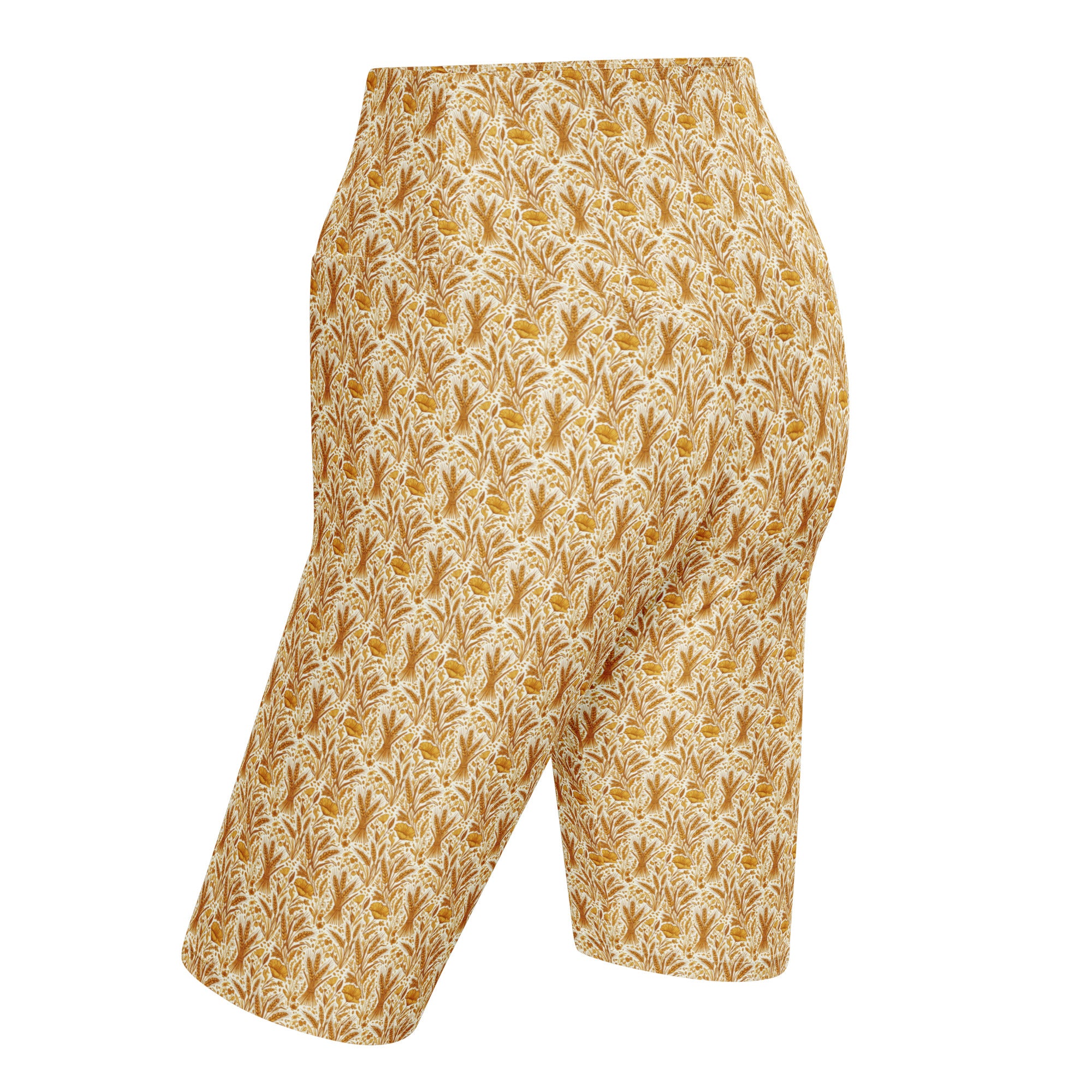 Wheat Field Harvest Bike Shorts | GearBunch