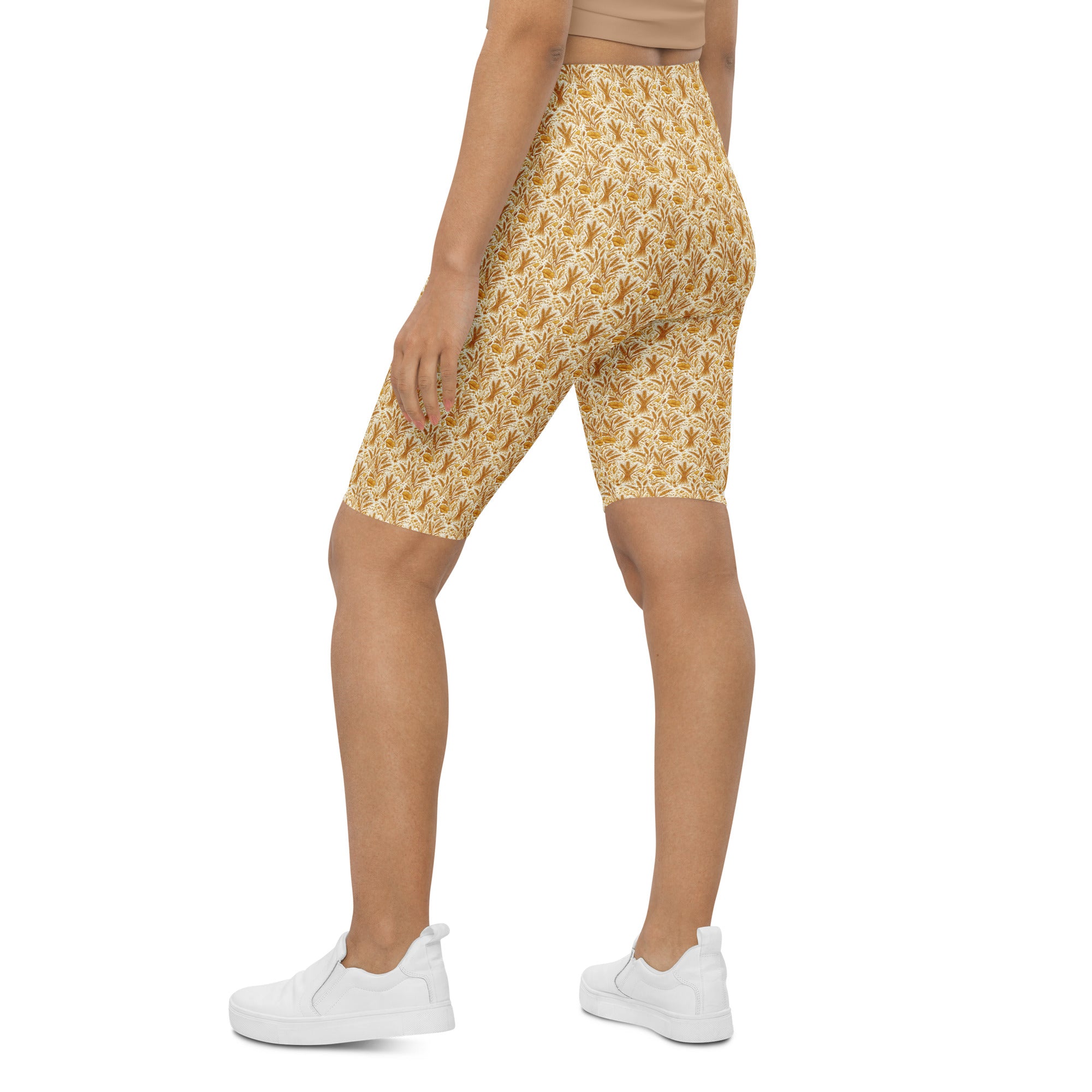 Wheat Field Harvest Bike Shorts | GearBunch