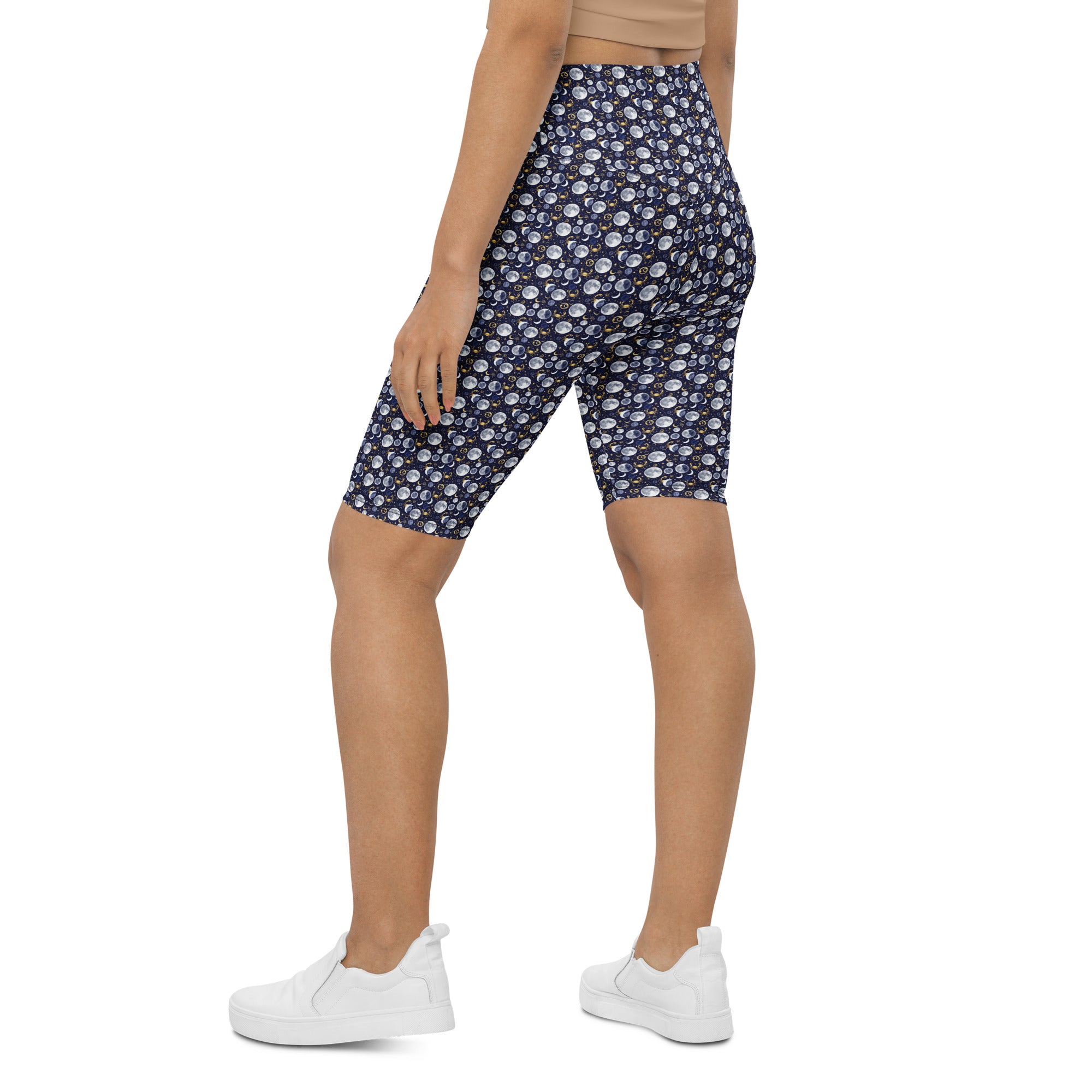 Cancer Moon Phases Bike Shorts | GearBunch