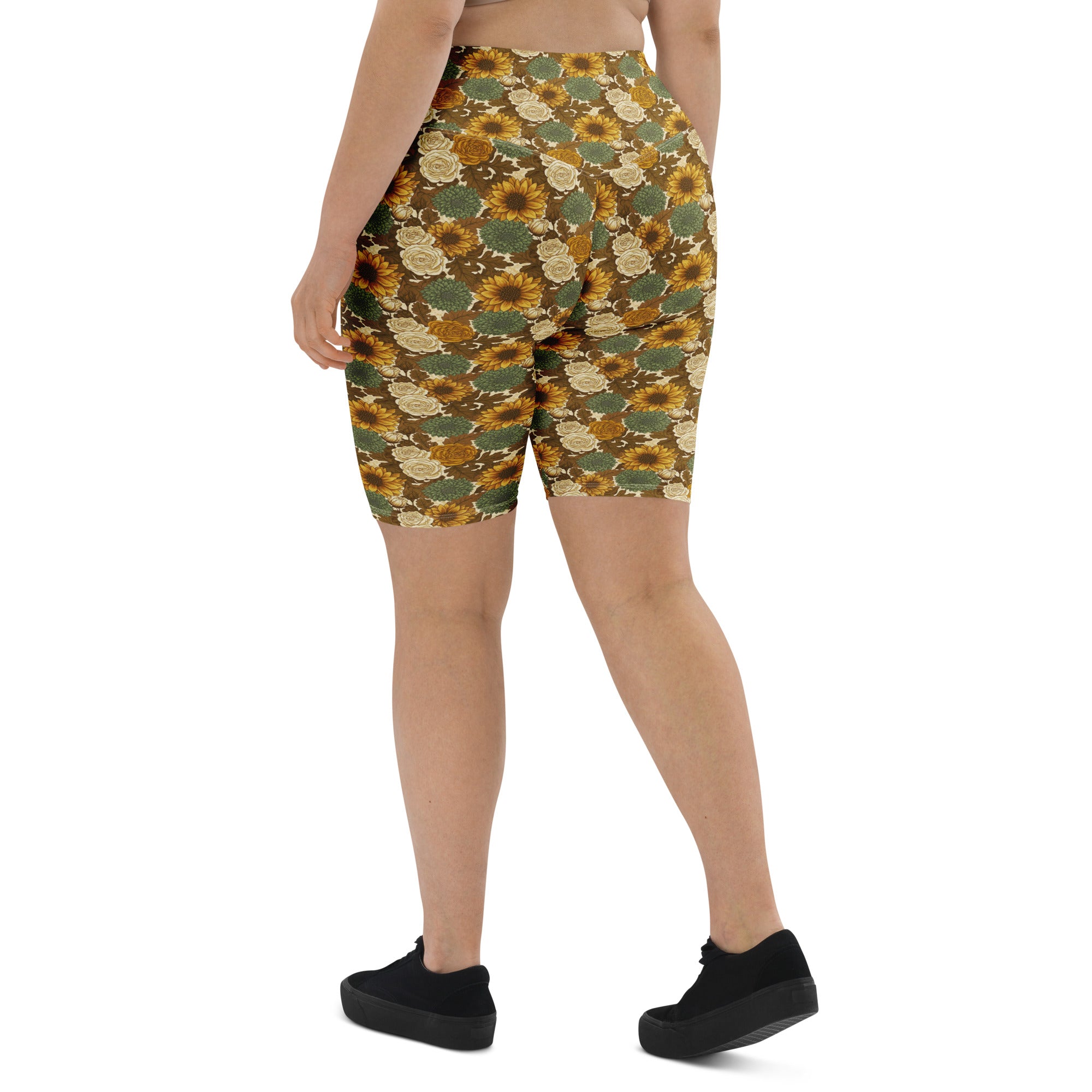 Virgo Harvest Botanical Bike Shorts | GearBunch