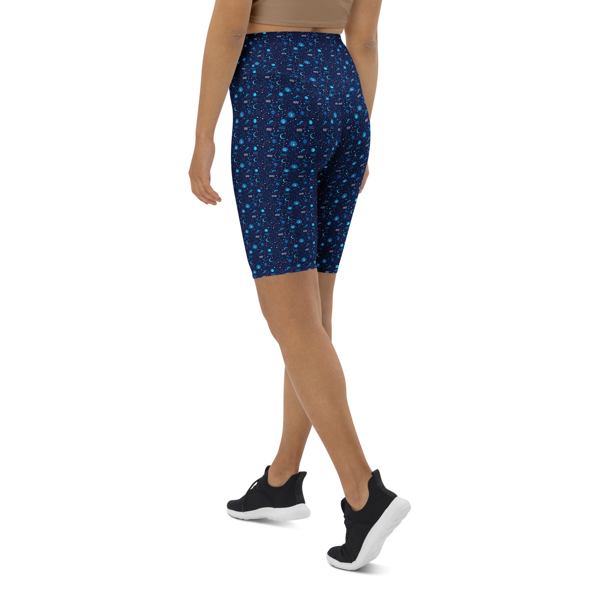 Aquarius Celestial Bike Shorts | GearBunch