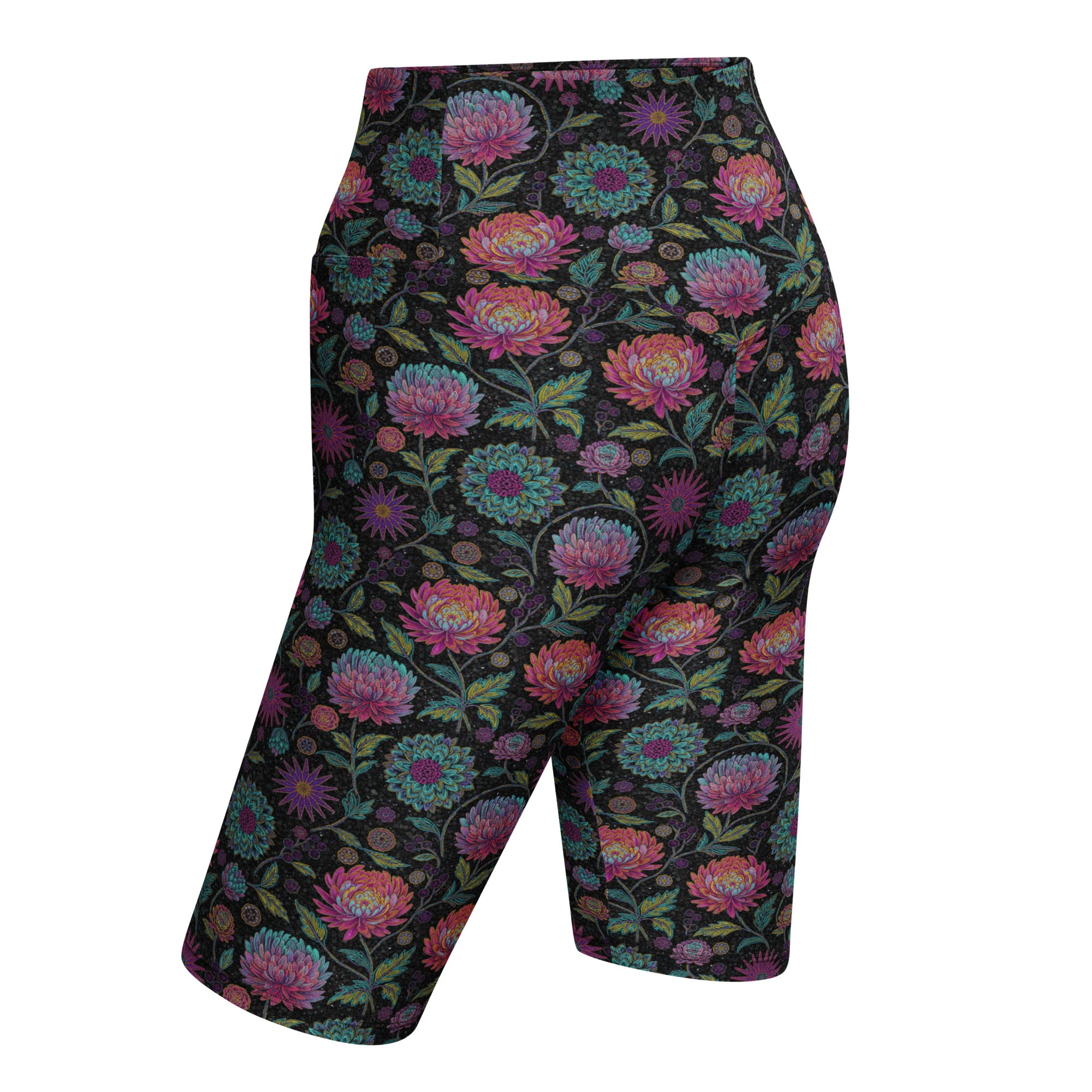Holographic Paillette Maximalist Bike Shorts | GearBunch