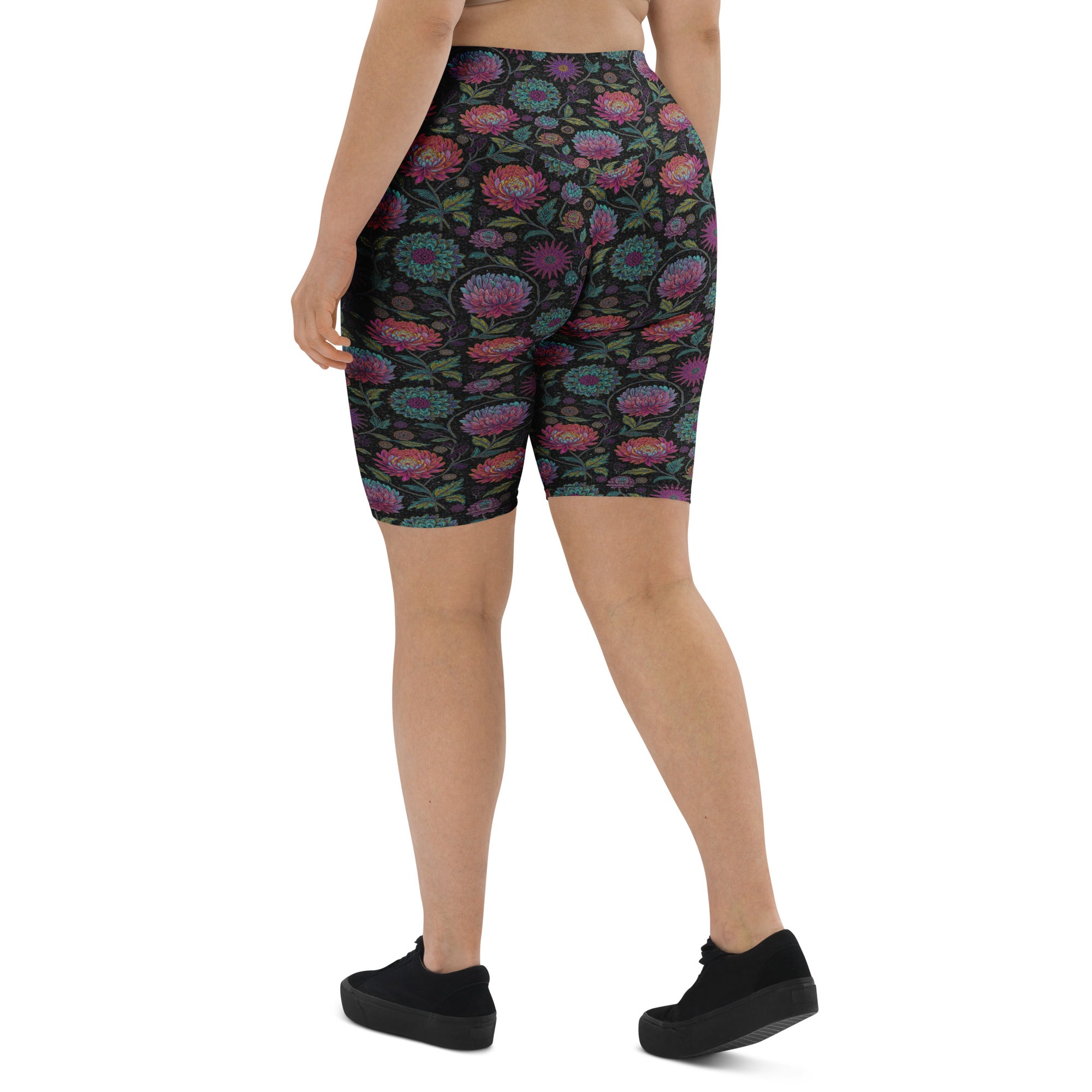 Holographic Paillette Maximalist Bike Shorts | GearBunch