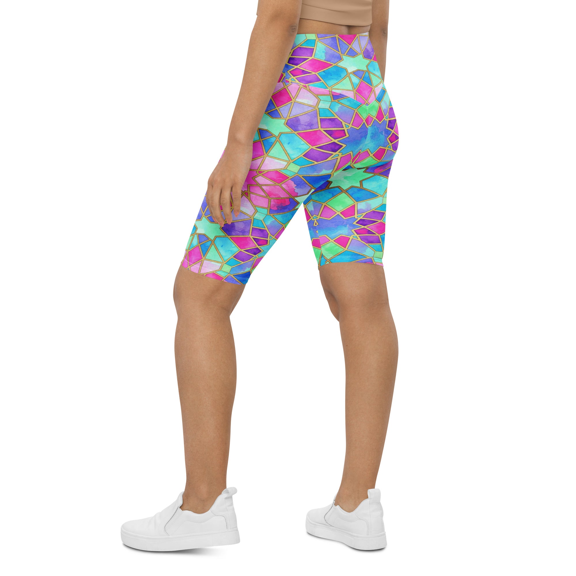 Violet Dream Bike Shorts | GearBunch