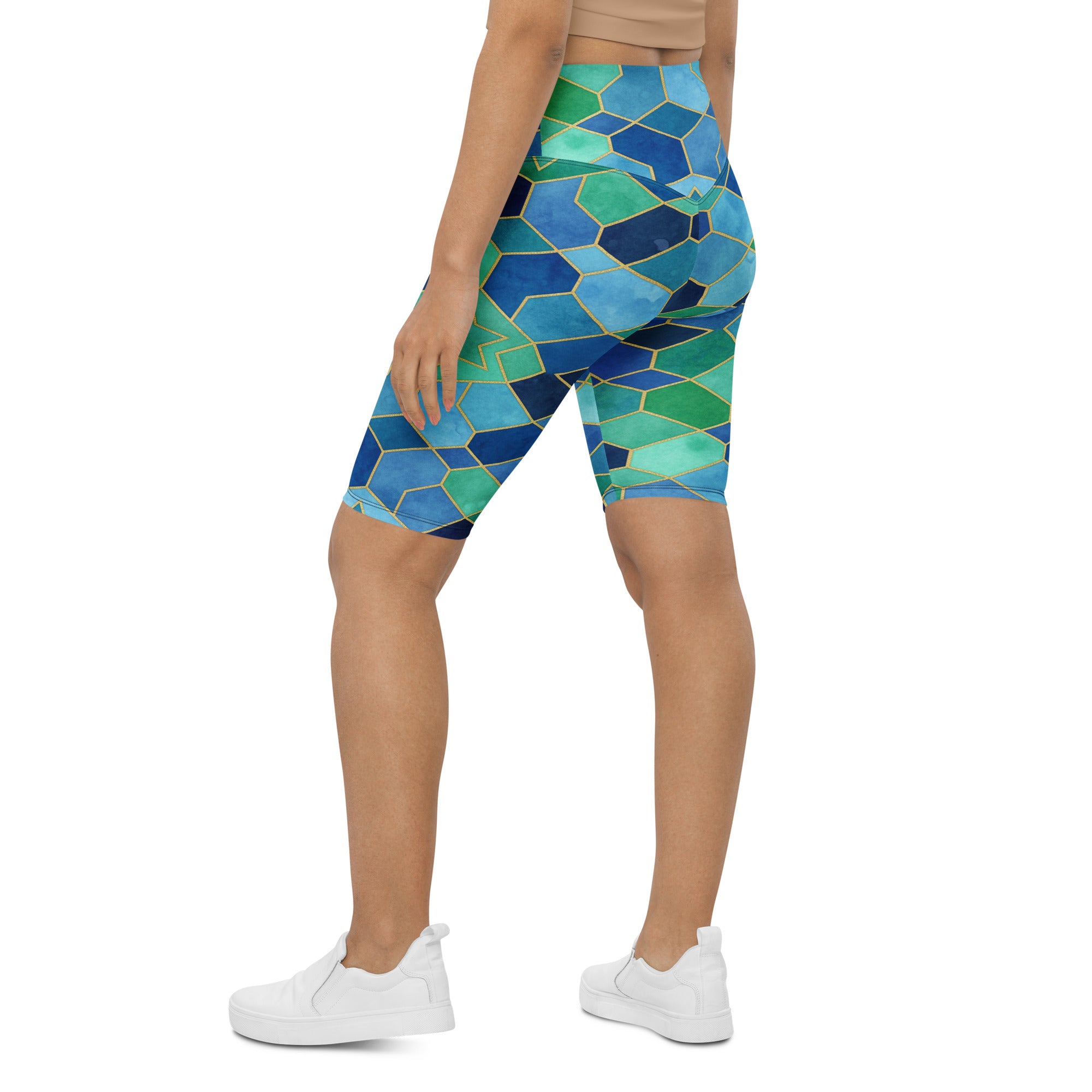 Ocean Blues Bike Shorts | GearBunch