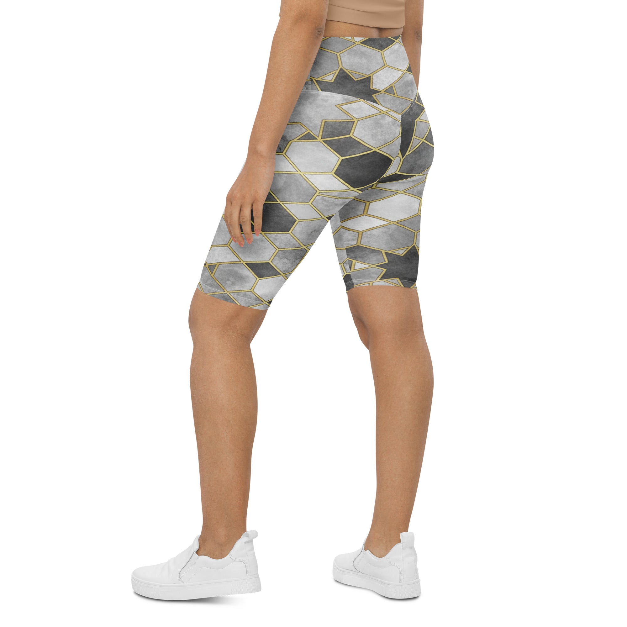 Monochrome Luxe Bike Shorts | GearBunch