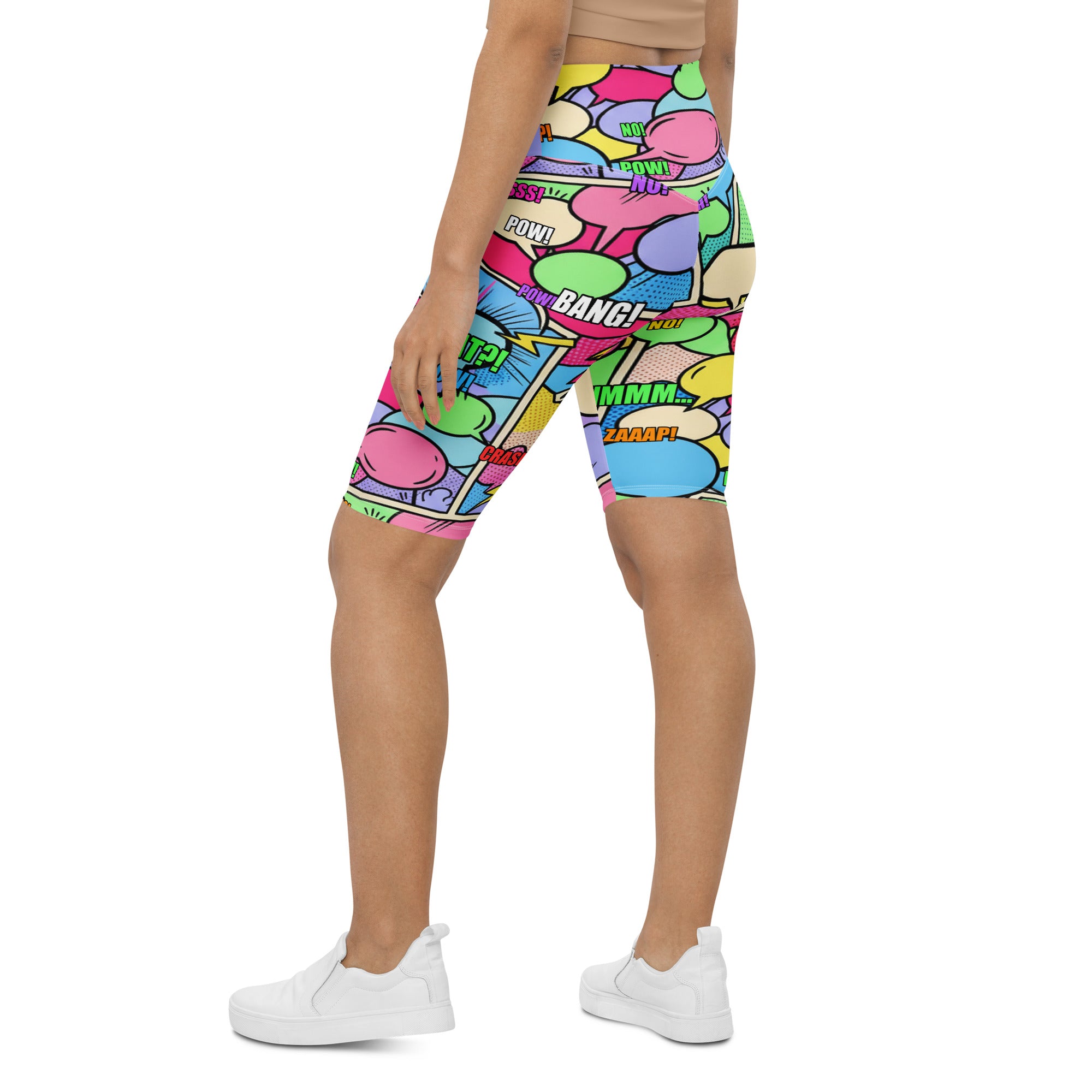 Comic Pop Candy Pastel Bike Shorts | GearBunch