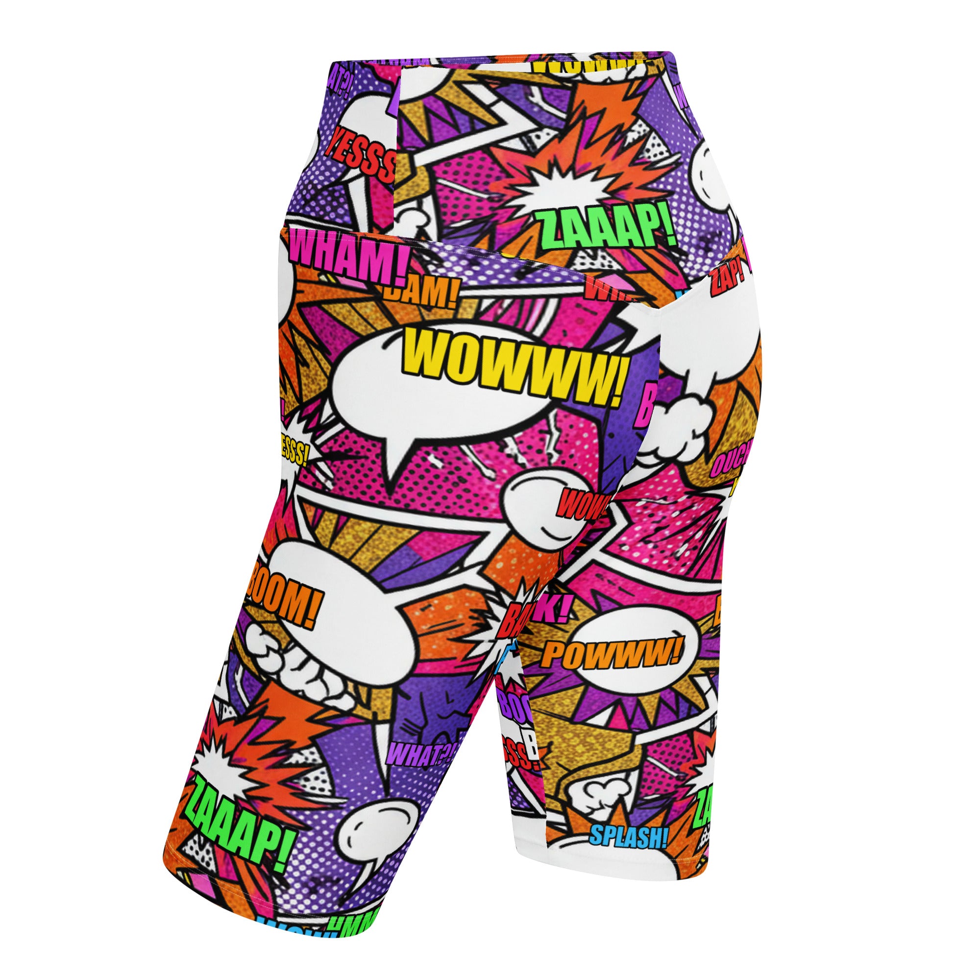 Comic Strip Disco Funk Bike Shorts | GearBunch