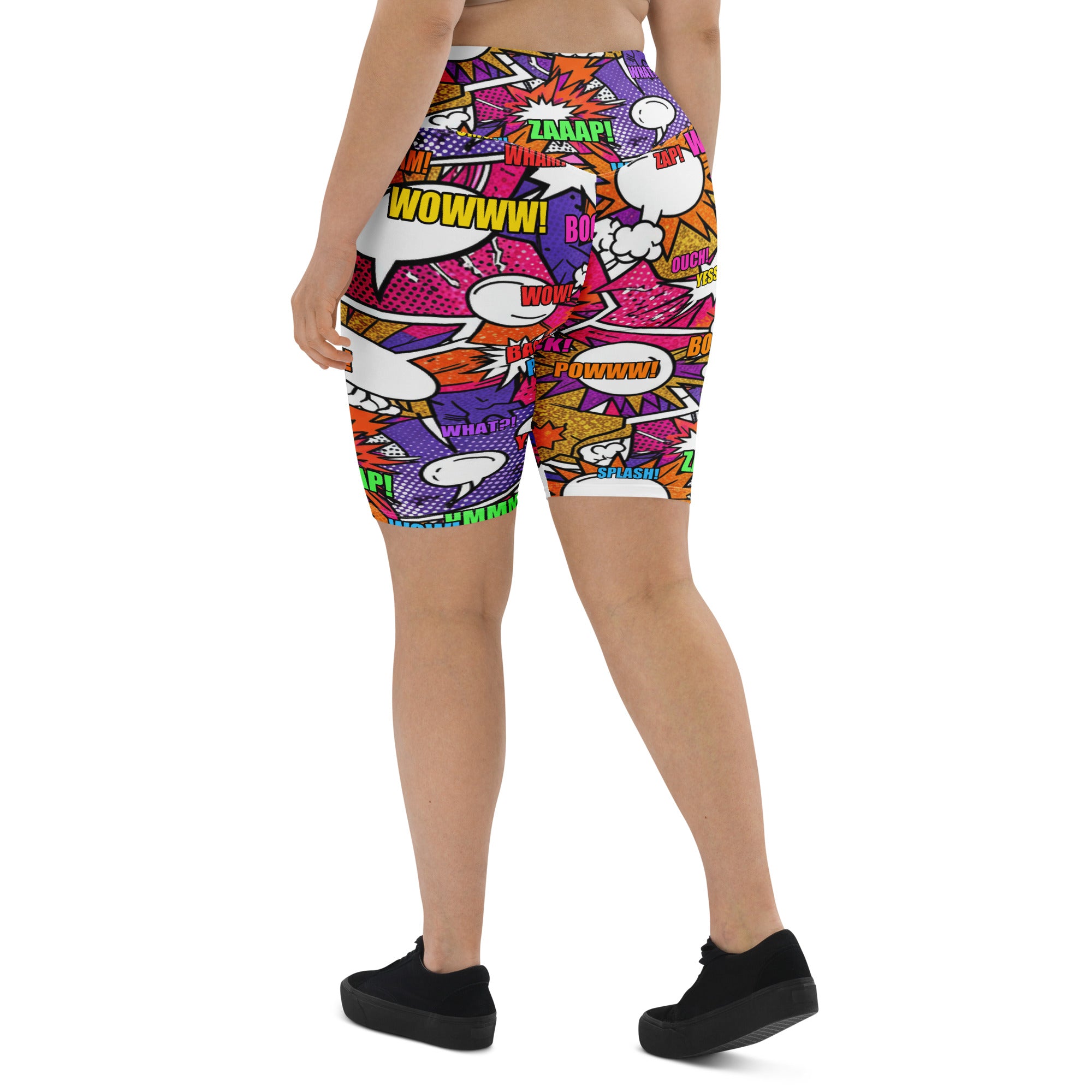 Comic Strip Disco Funk Bike Shorts | GearBunch