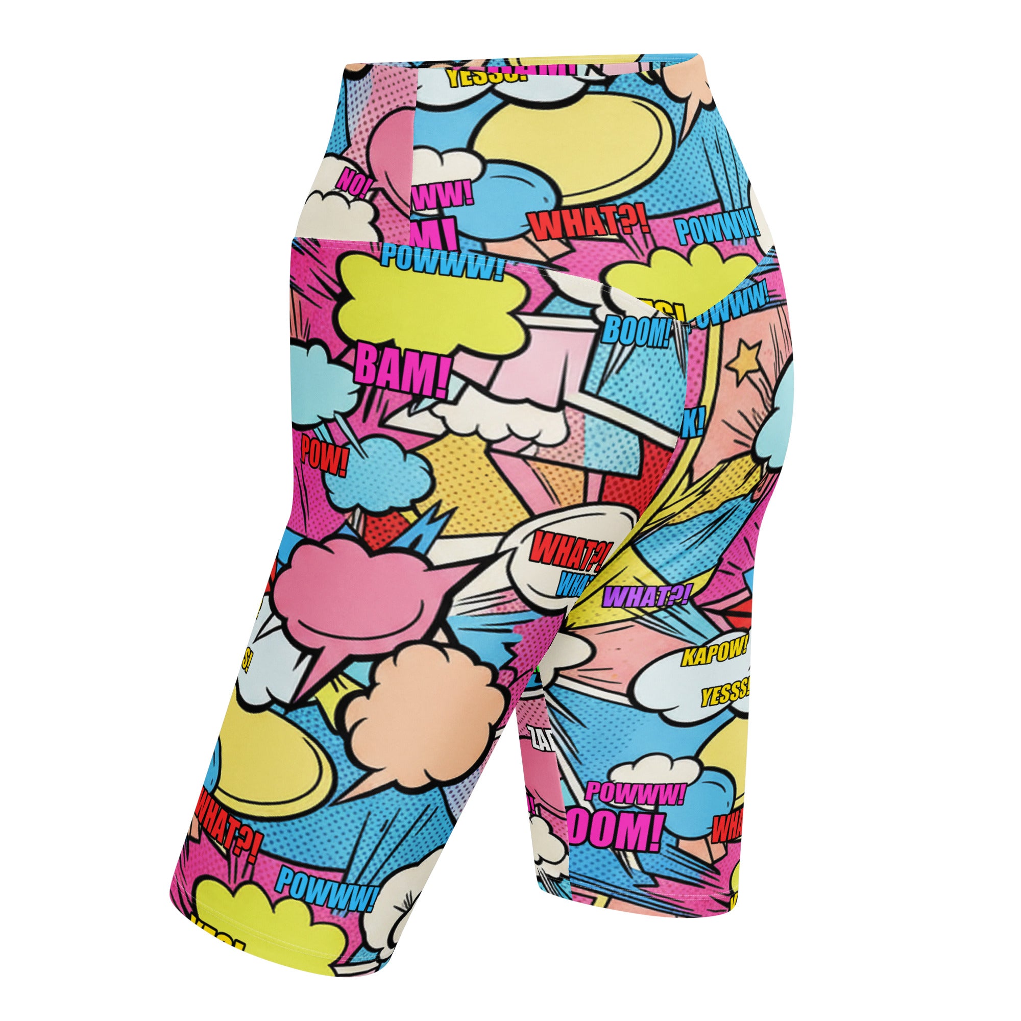 Comic Strip Kawaii Cute Bike Shorts | GearBunch