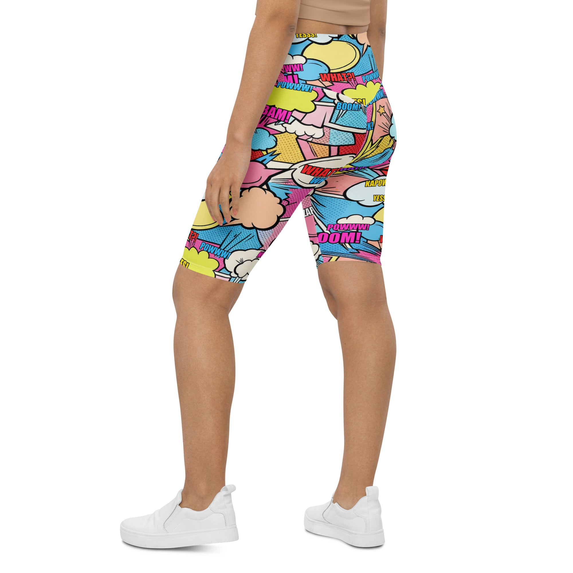 Comic Strip Kawaii Cute Bike Shorts | GearBunch