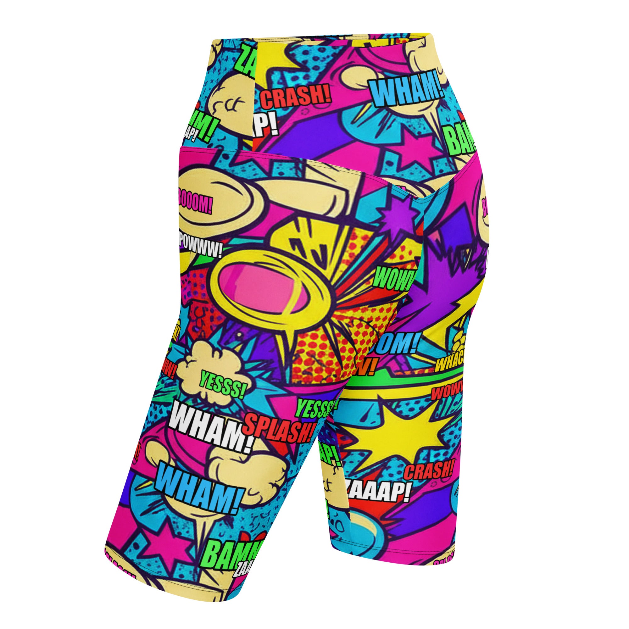 Comic Strip Pirate Adventure Bike Shorts | GearBunch