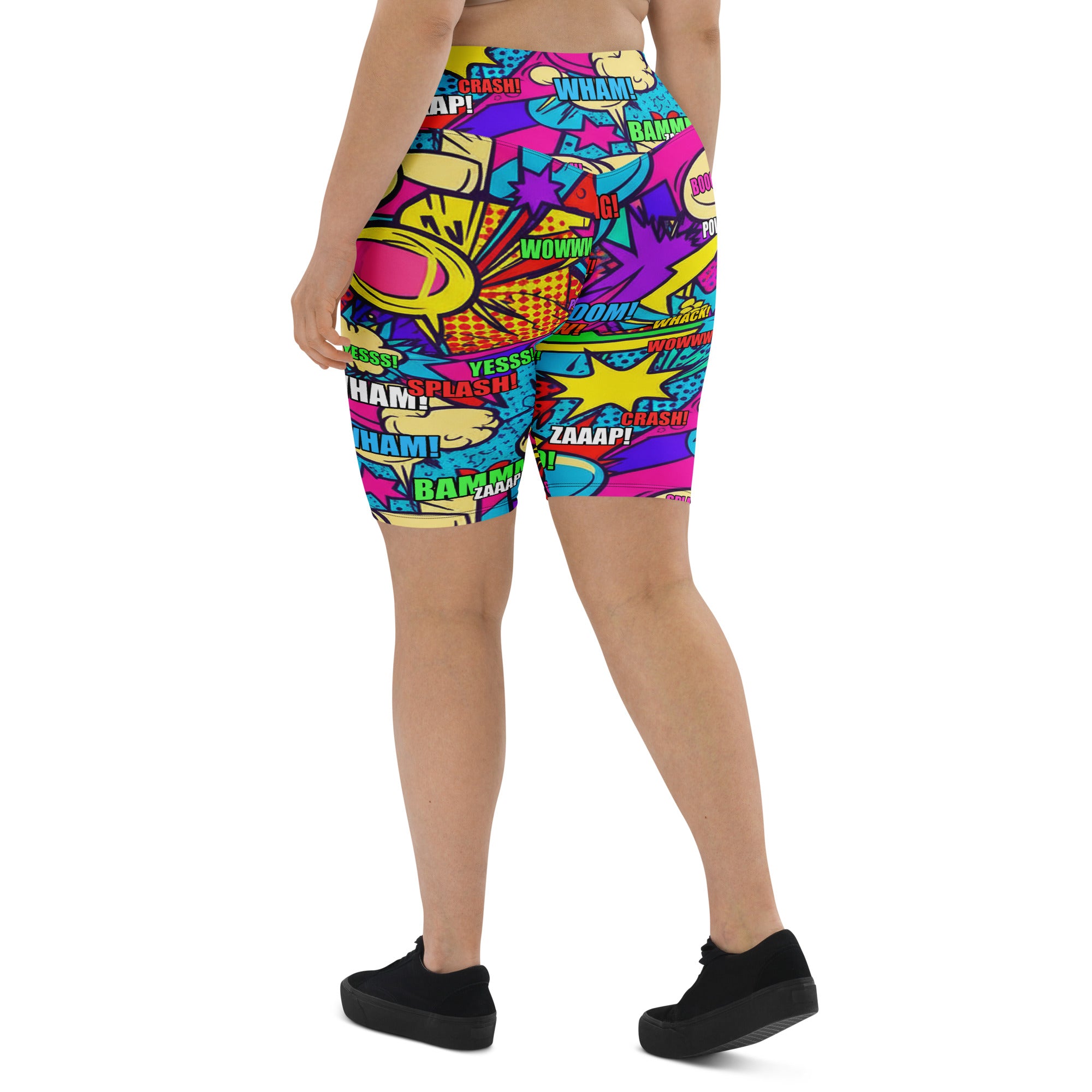 Comic Strip Pirate Adventure Bike Shorts | GearBunch