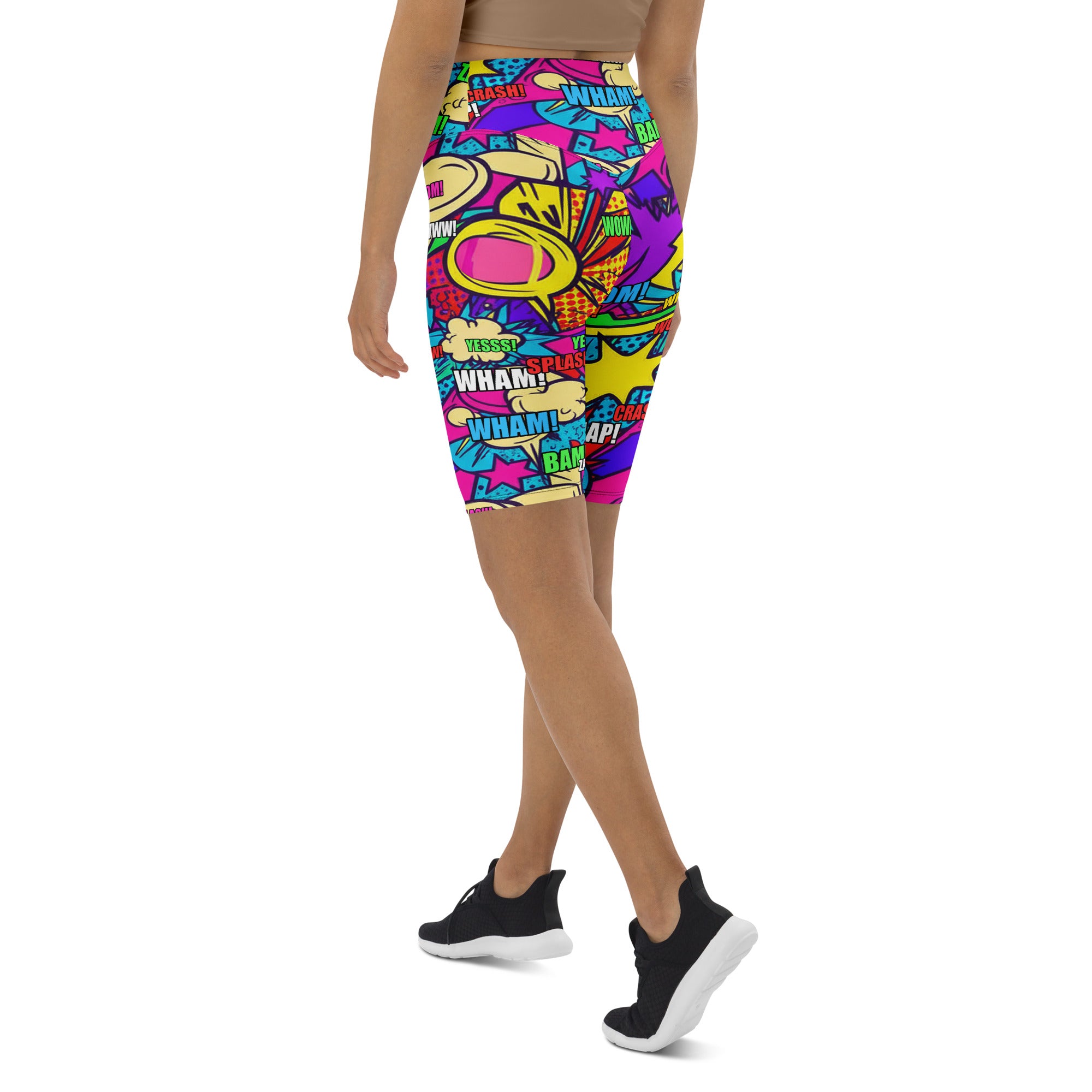 Comic Strip Pirate Adventure Bike Shorts | GearBunch
